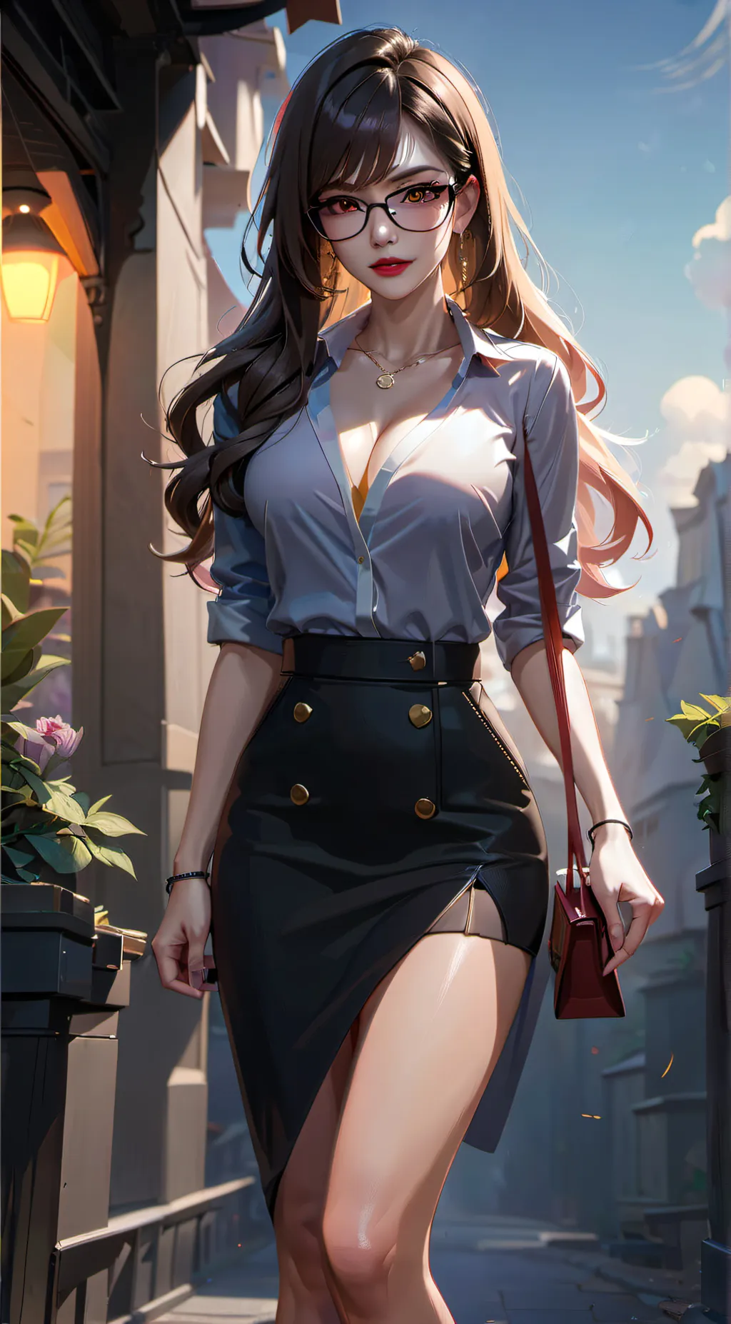 ai character: Flirt background