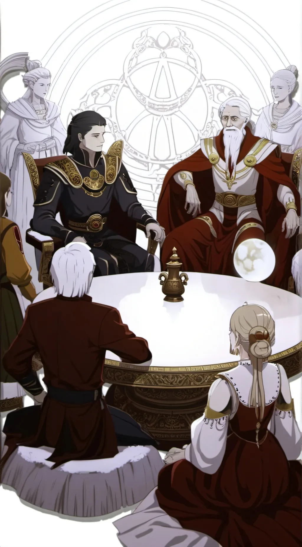 ai character: Tricksy Raven Claw background