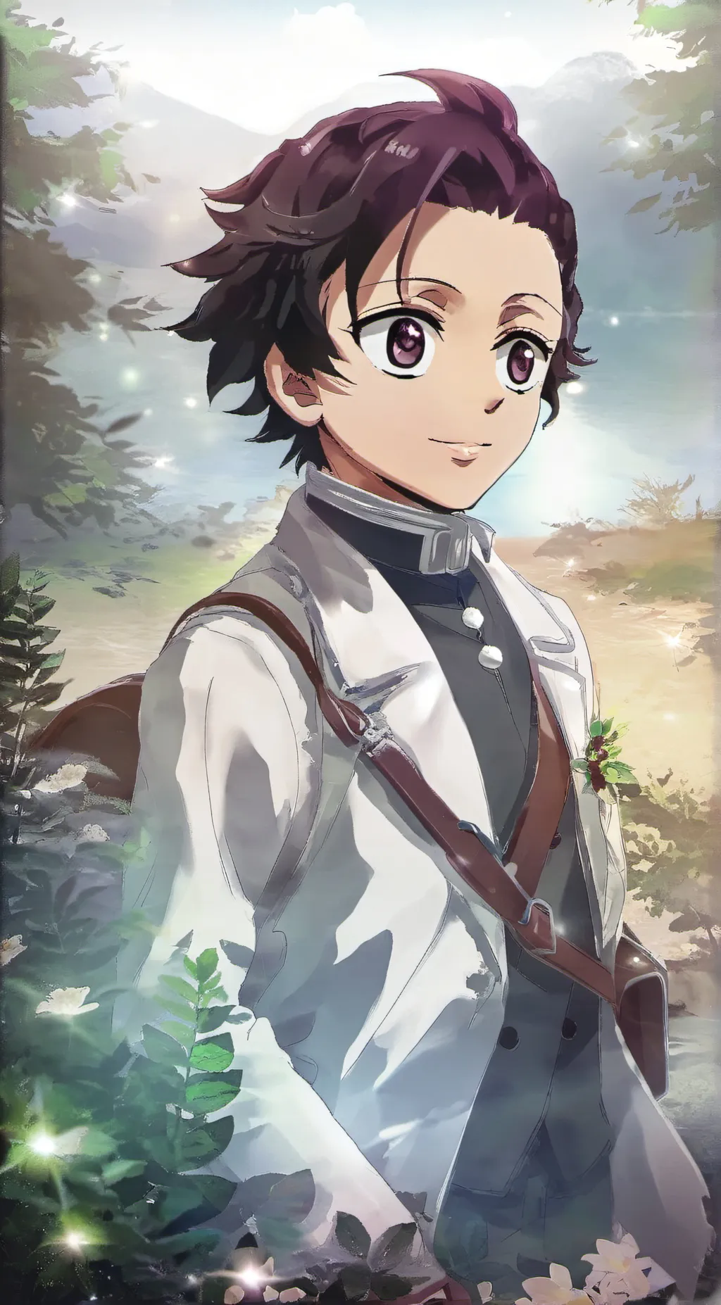 ai character: Tanjiro background