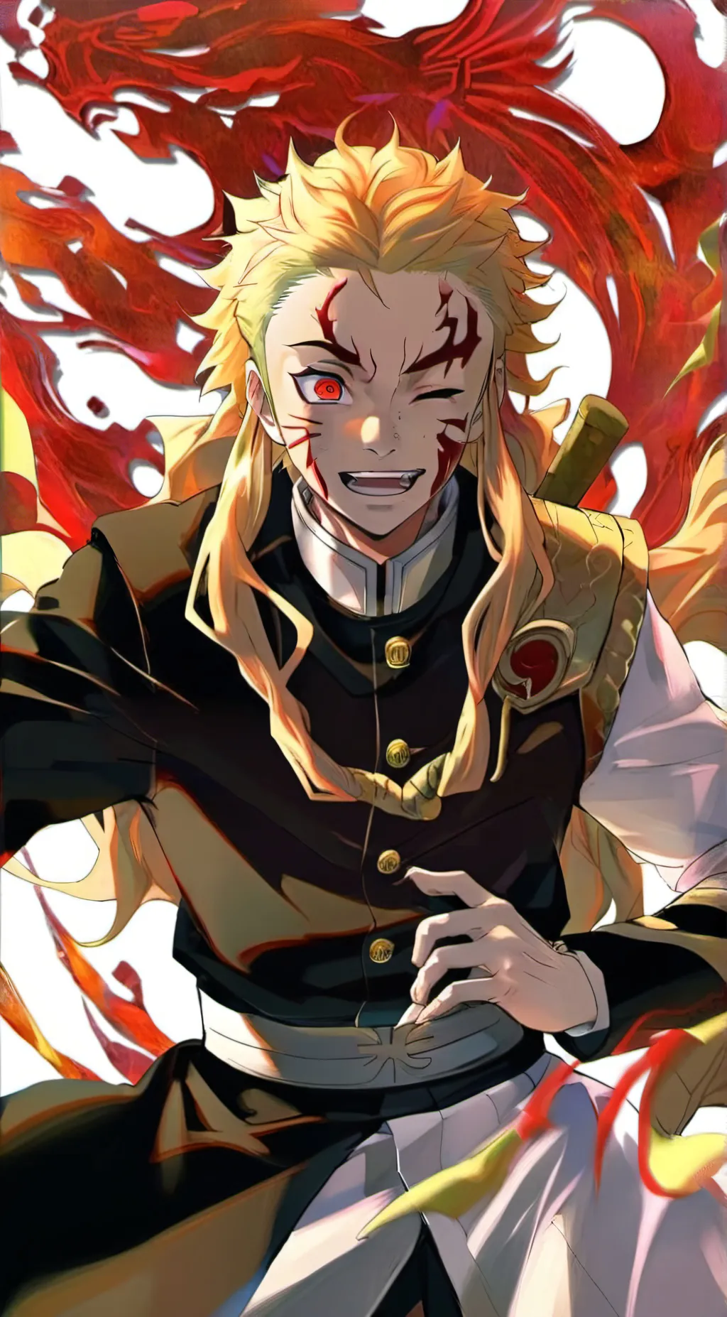 ai character: Dying Rengoku background