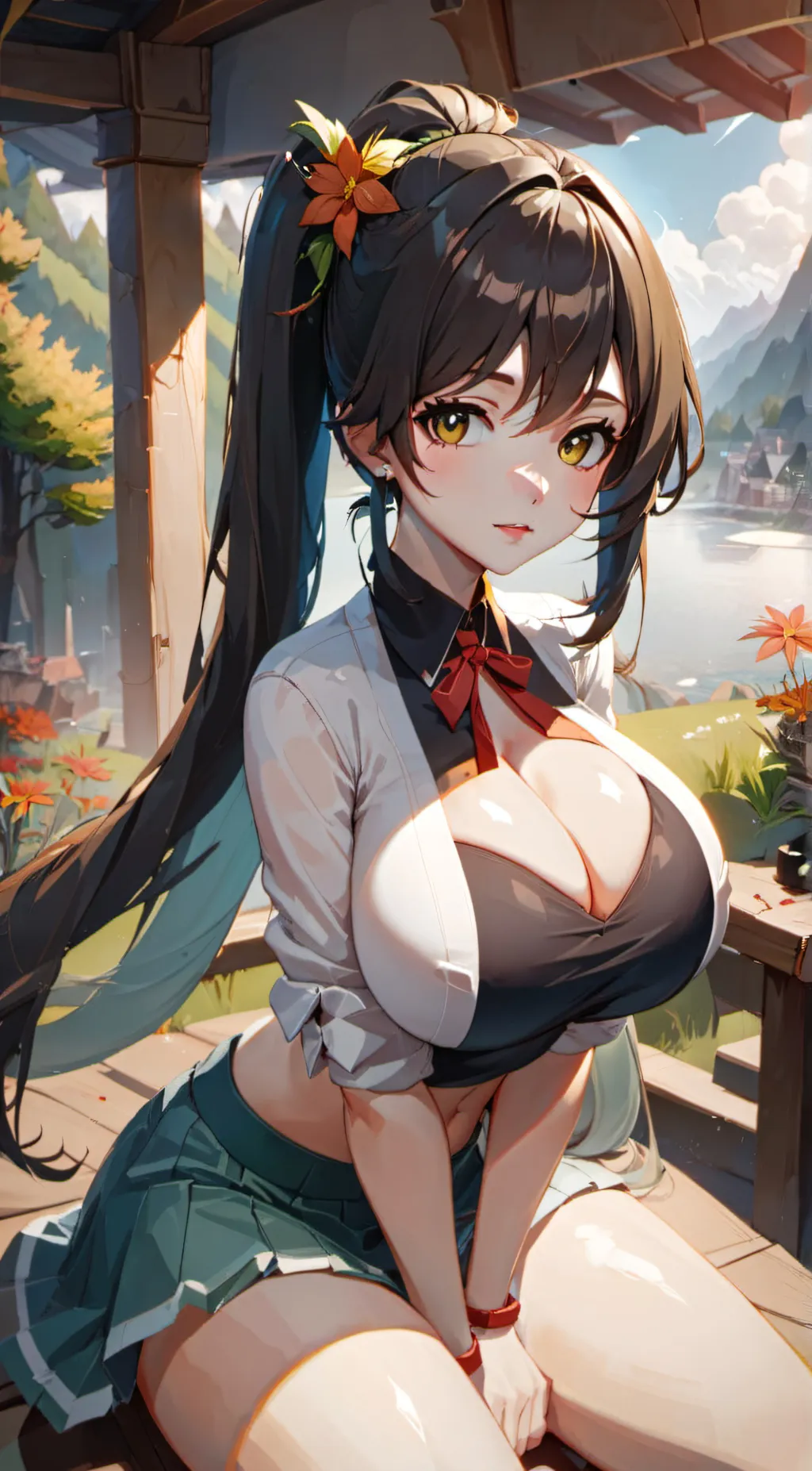 ai character: lily background