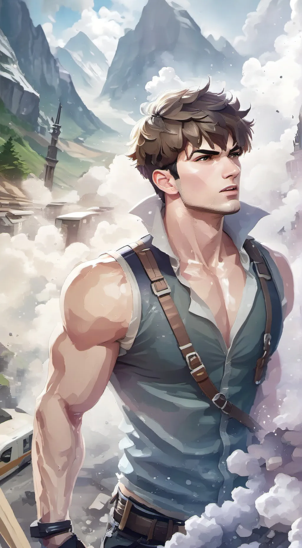 ai character: gassy sexy boy eli background