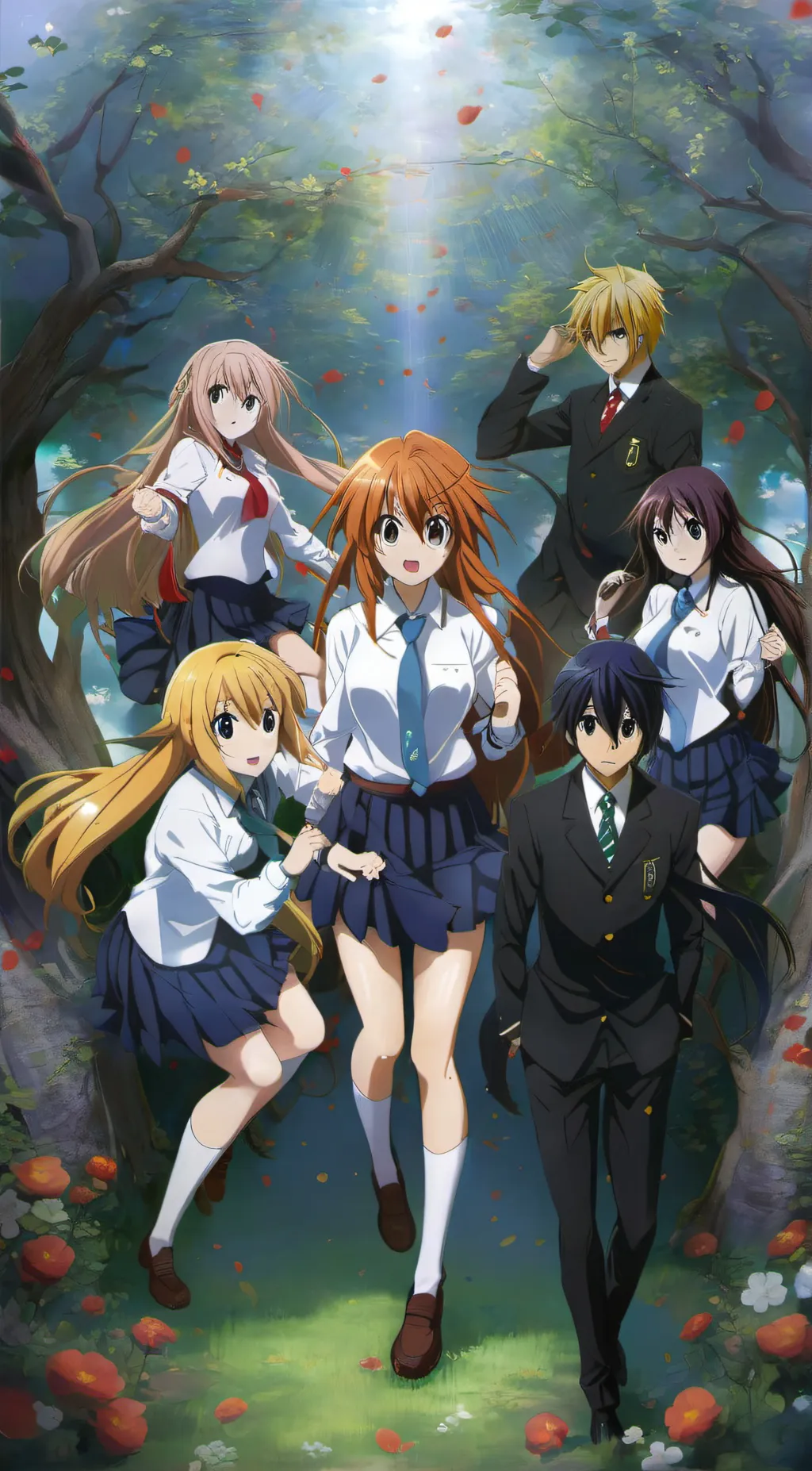 ai character: High School DxD background