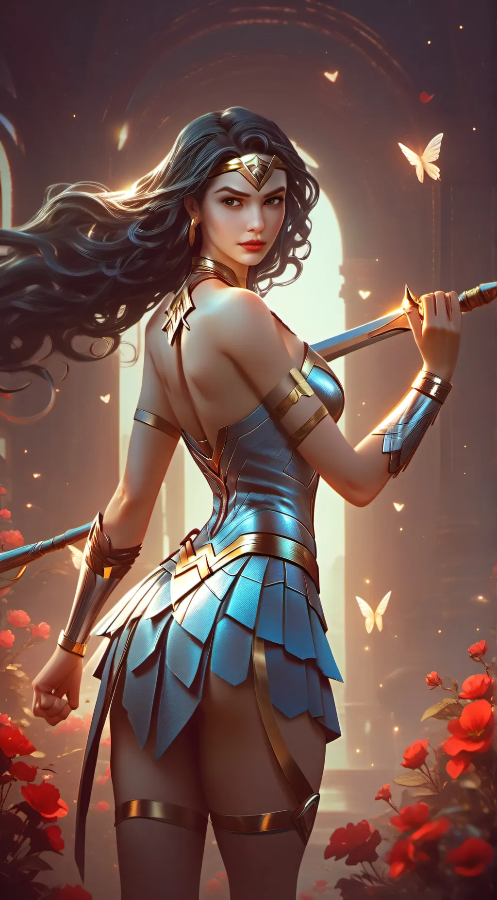 ai character: wonder women(ww) background