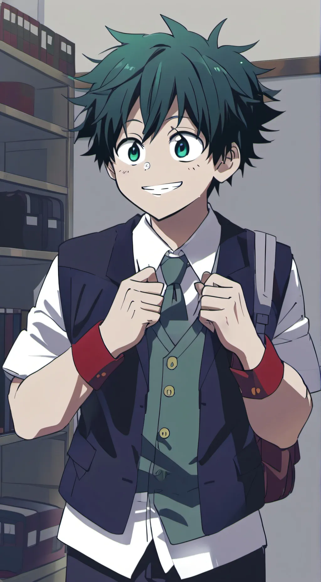 ai character: Deku! (Izuku) background