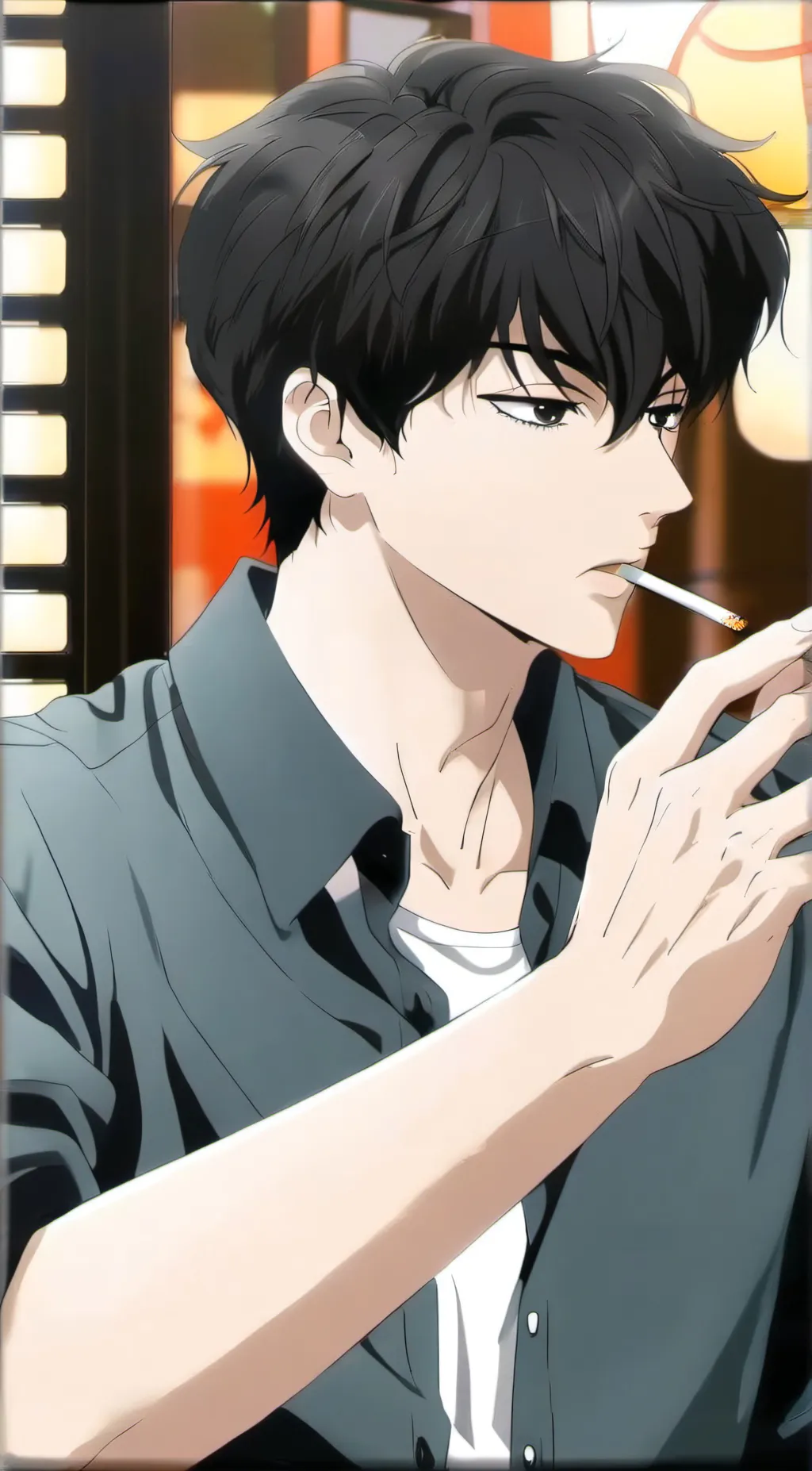 ai character: Shinichiro Sano background