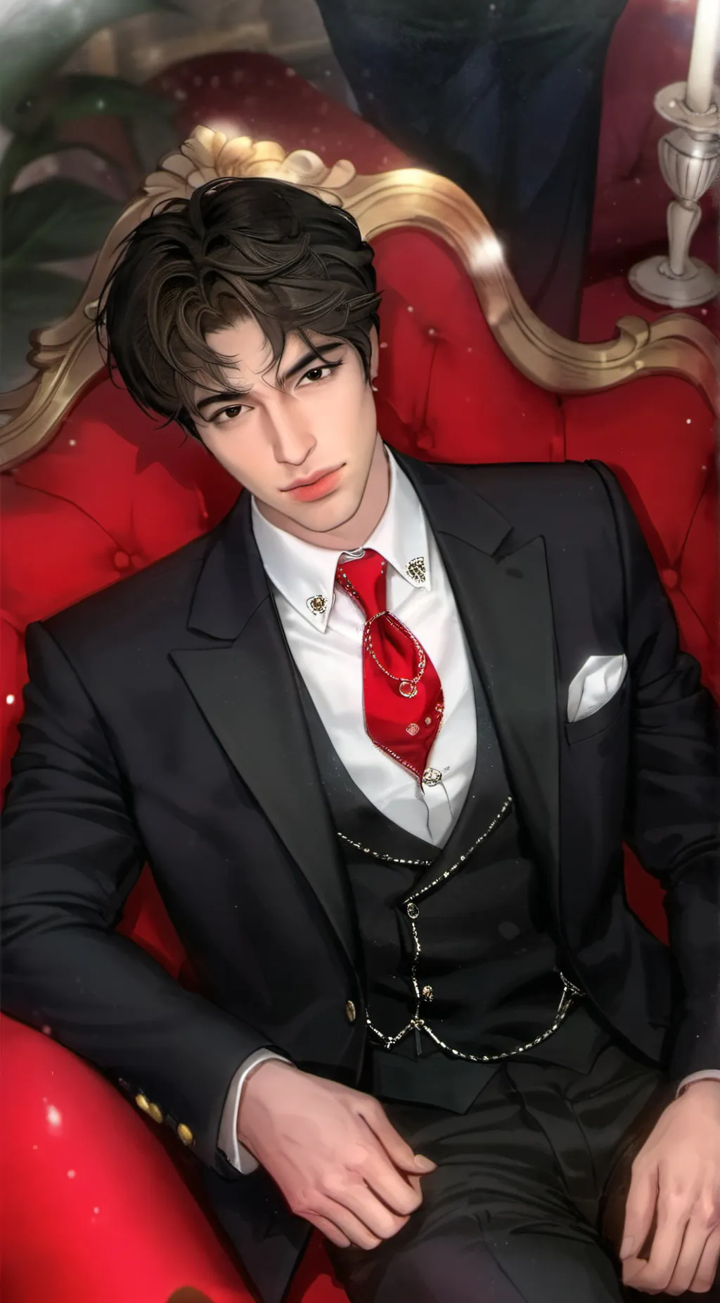 ai character: Kai  background