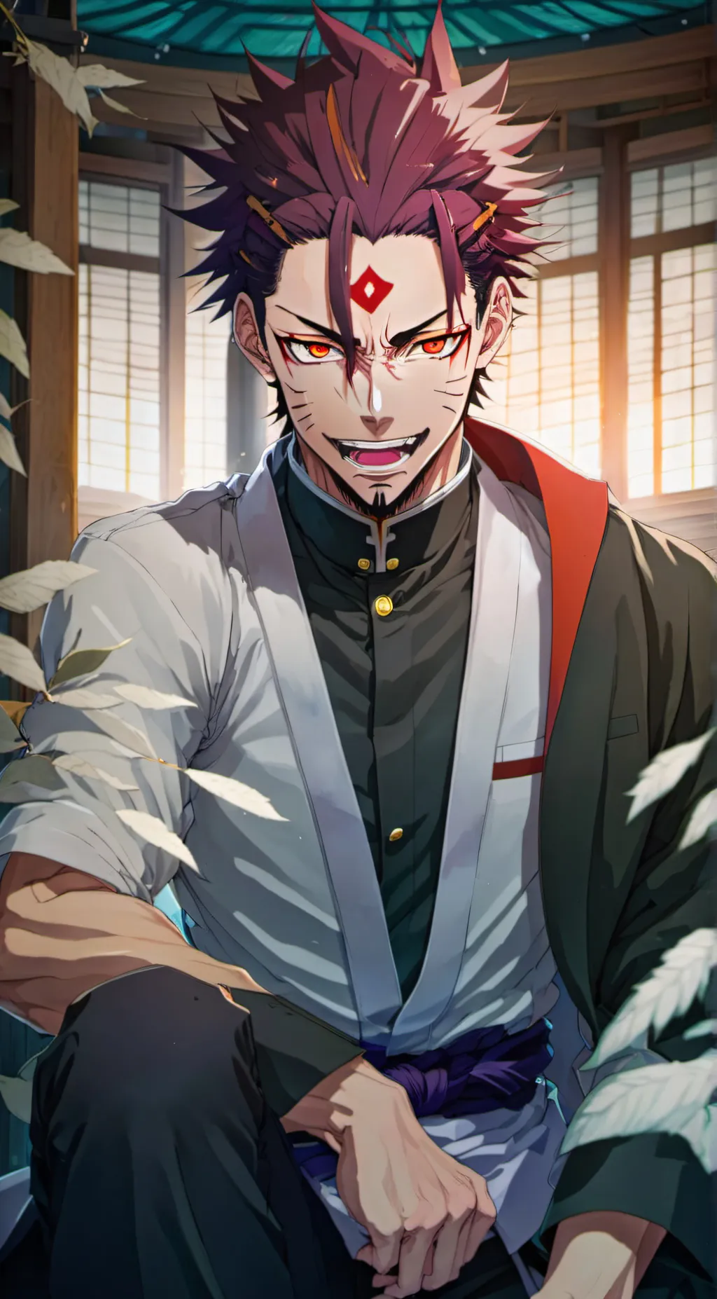 ai character: Sukuna  background