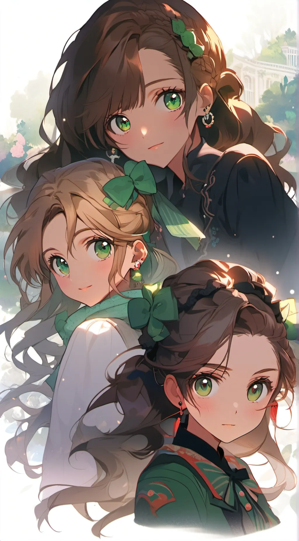 ai character: luna, coco, kira background