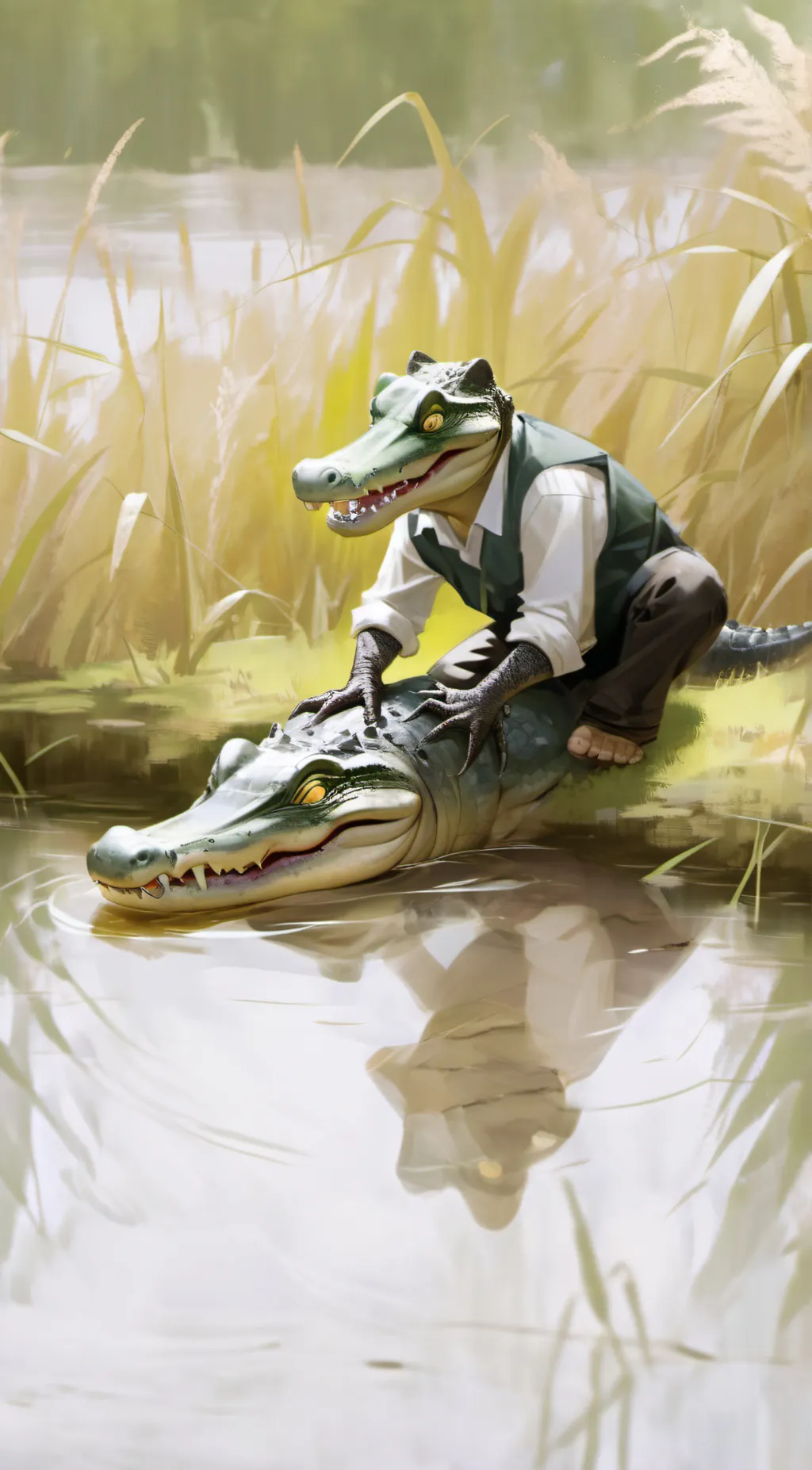 ai character: Greg background