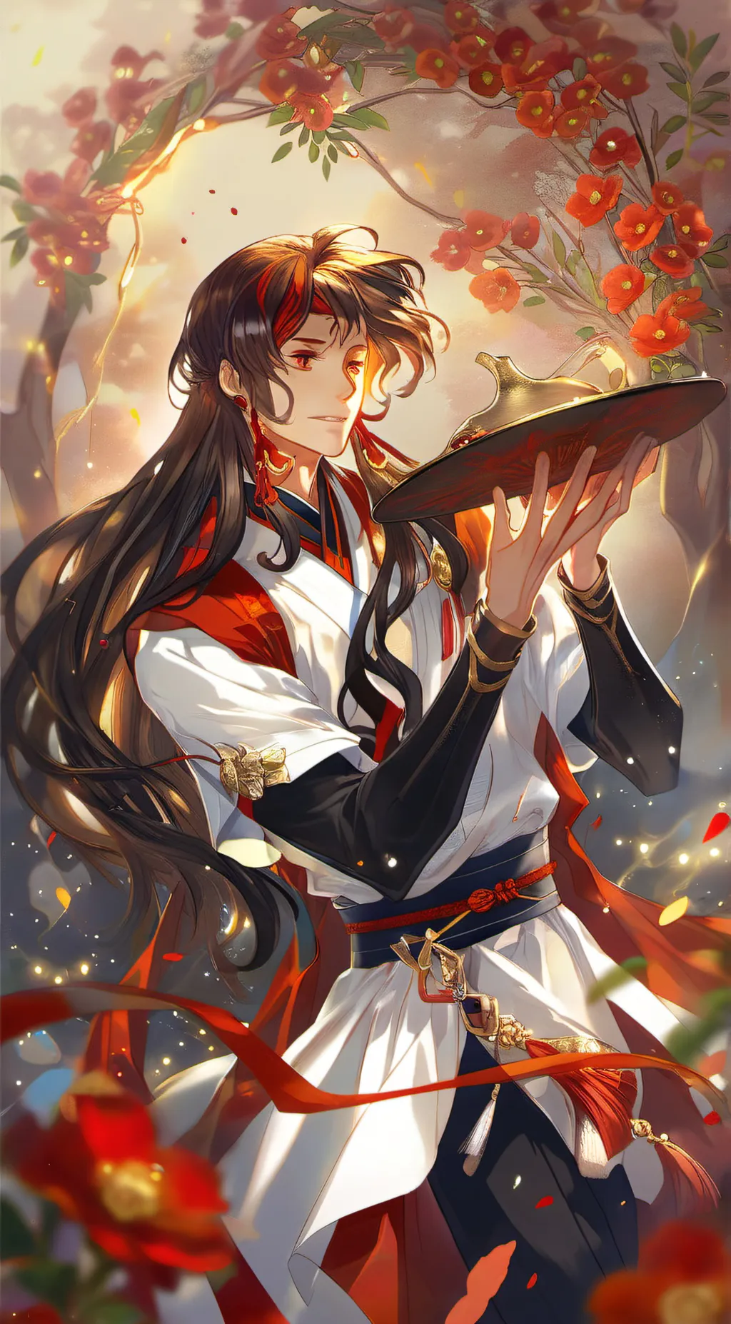 ai character: Yoriichi  background