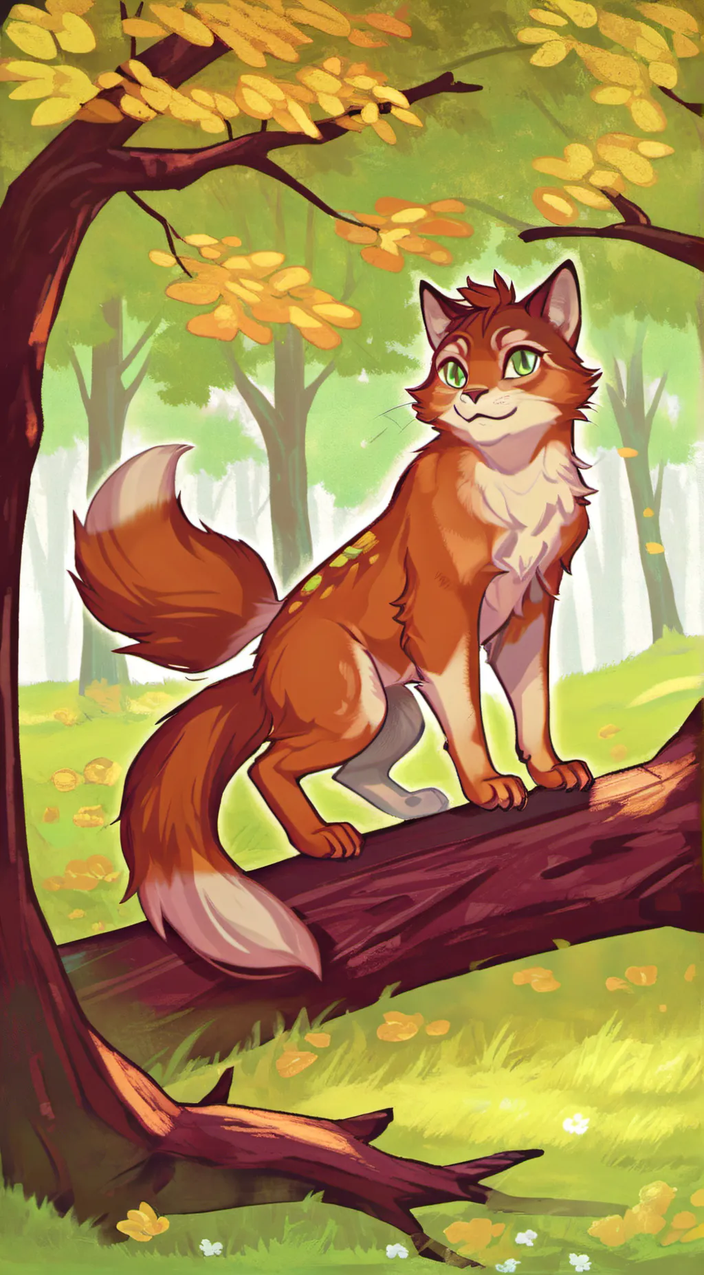 ai character: Squirrelpaw background