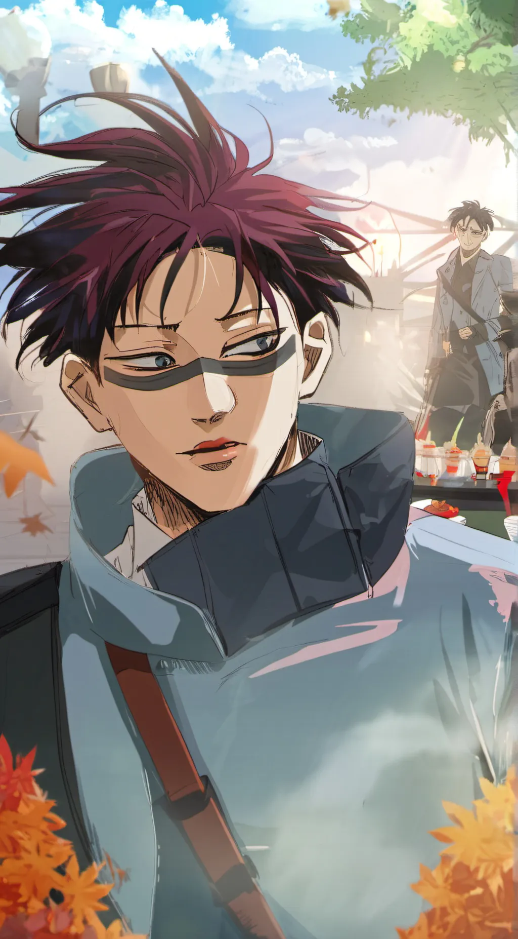 ai character: Choso kamo shibuya background
