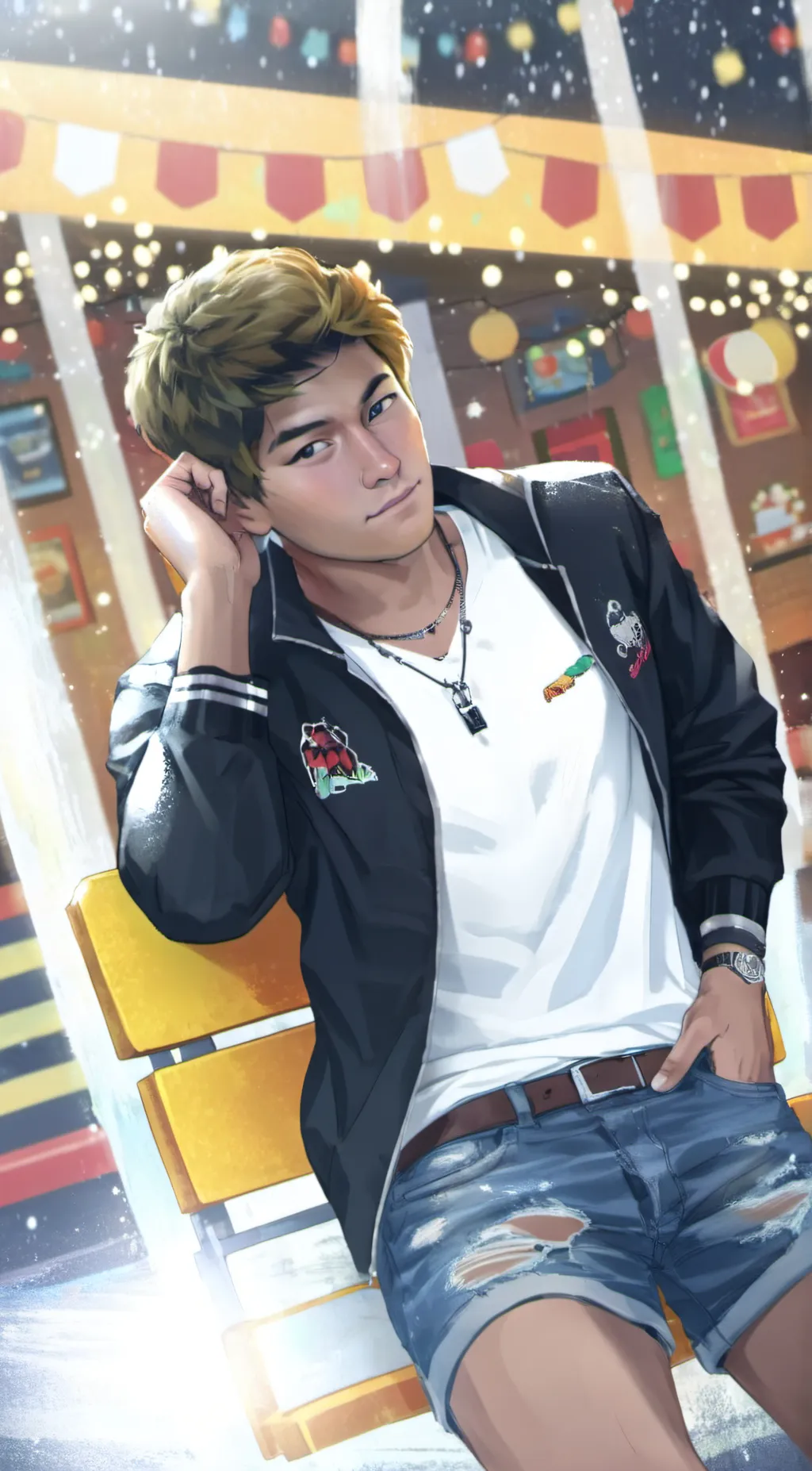 ai character: Jin Mclain  background