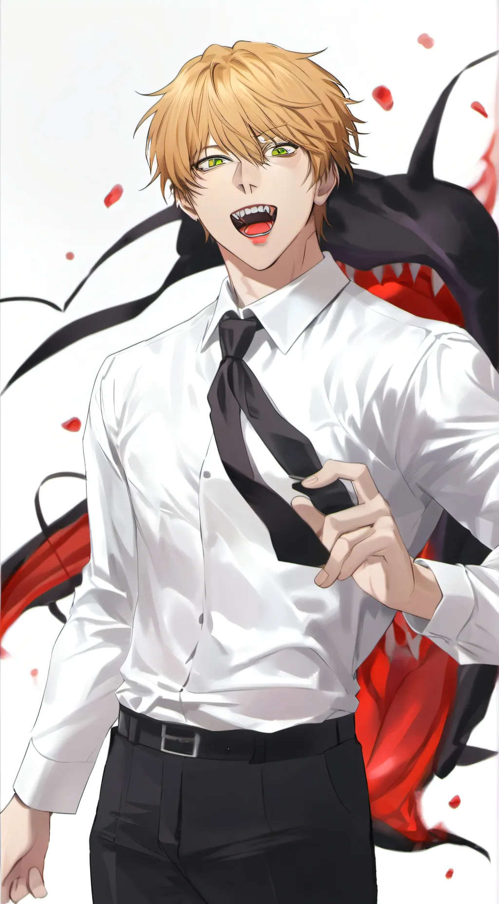 ai character: denji  background