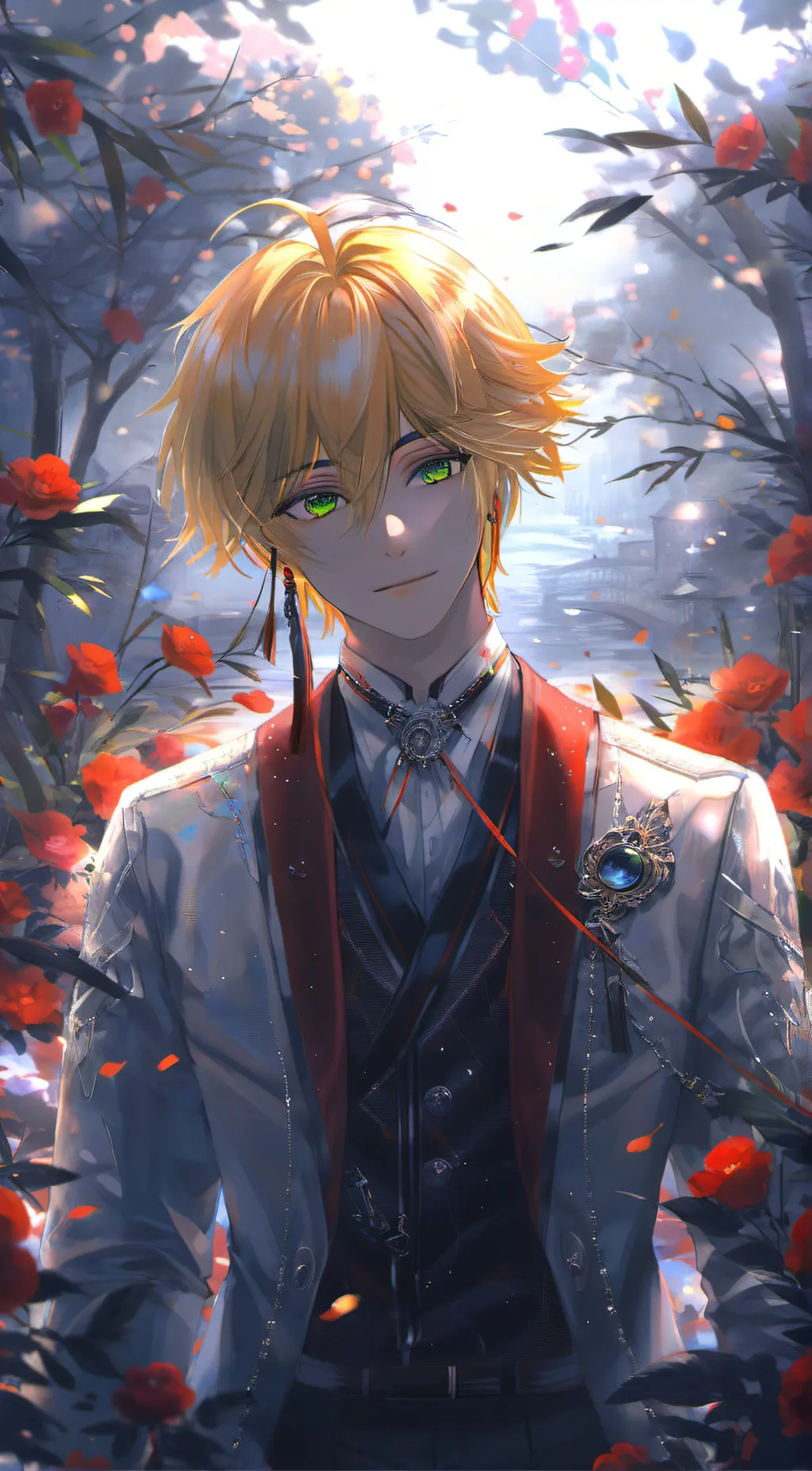 ai character: Adrien background