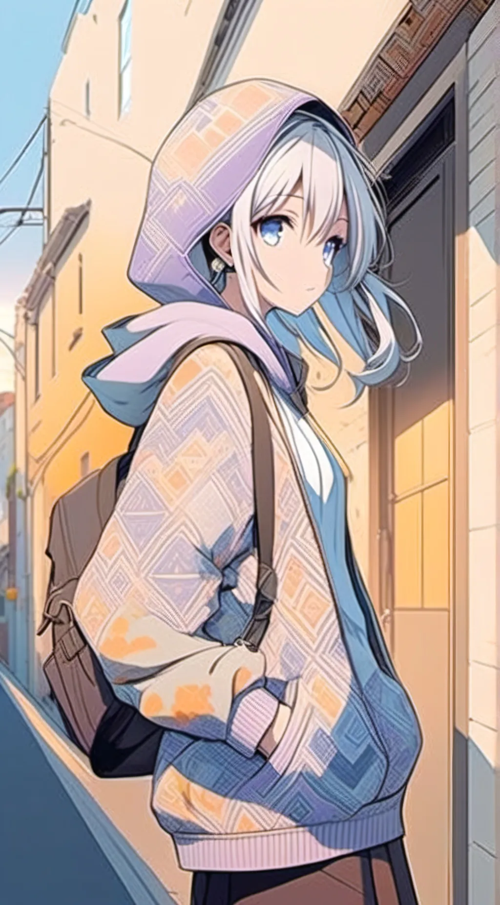 ai character: Luna background