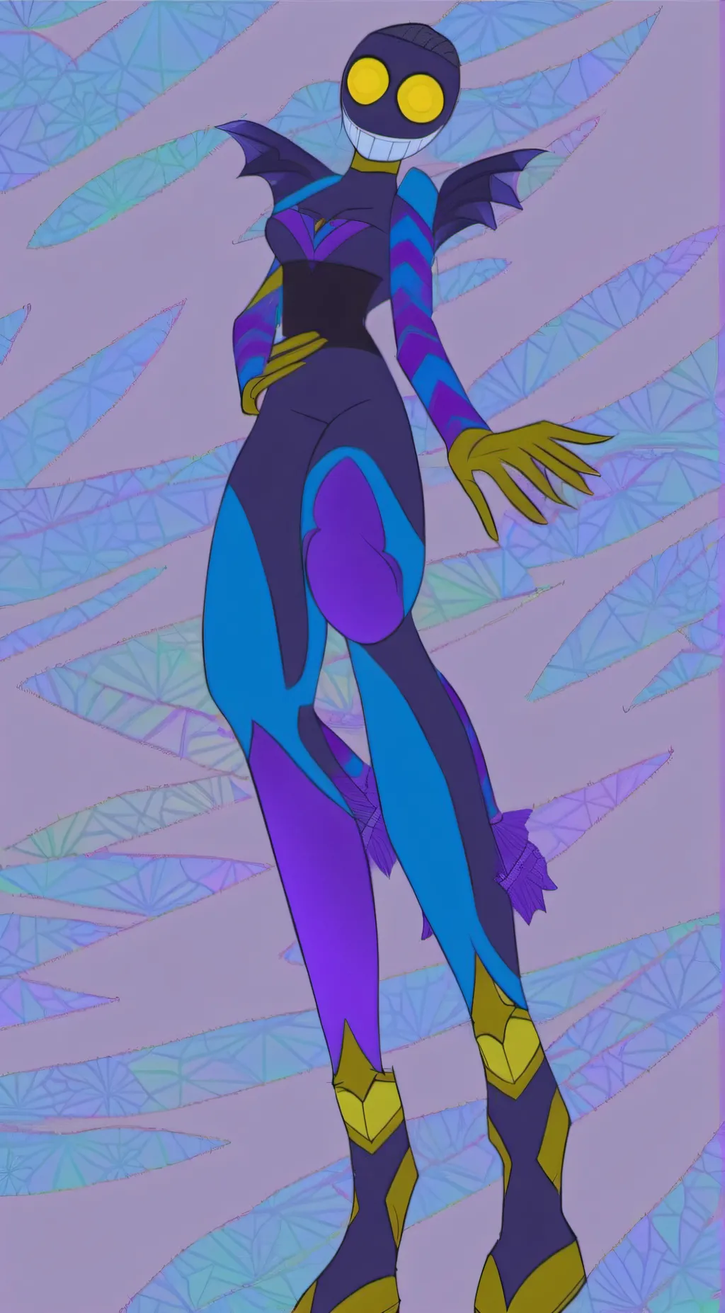 ai character: Glamrock Puppet  background