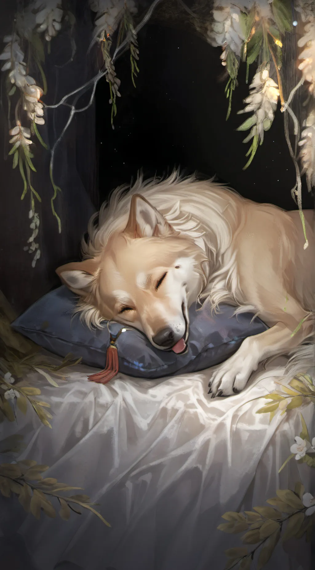 ai character: Daisy the dog background