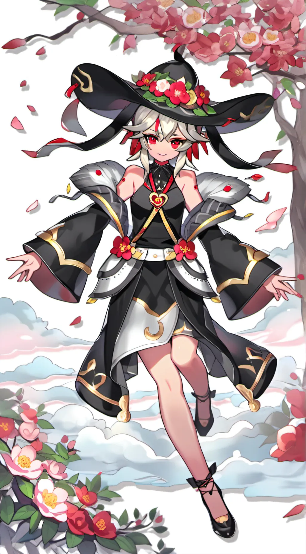 ai character: Lilac background