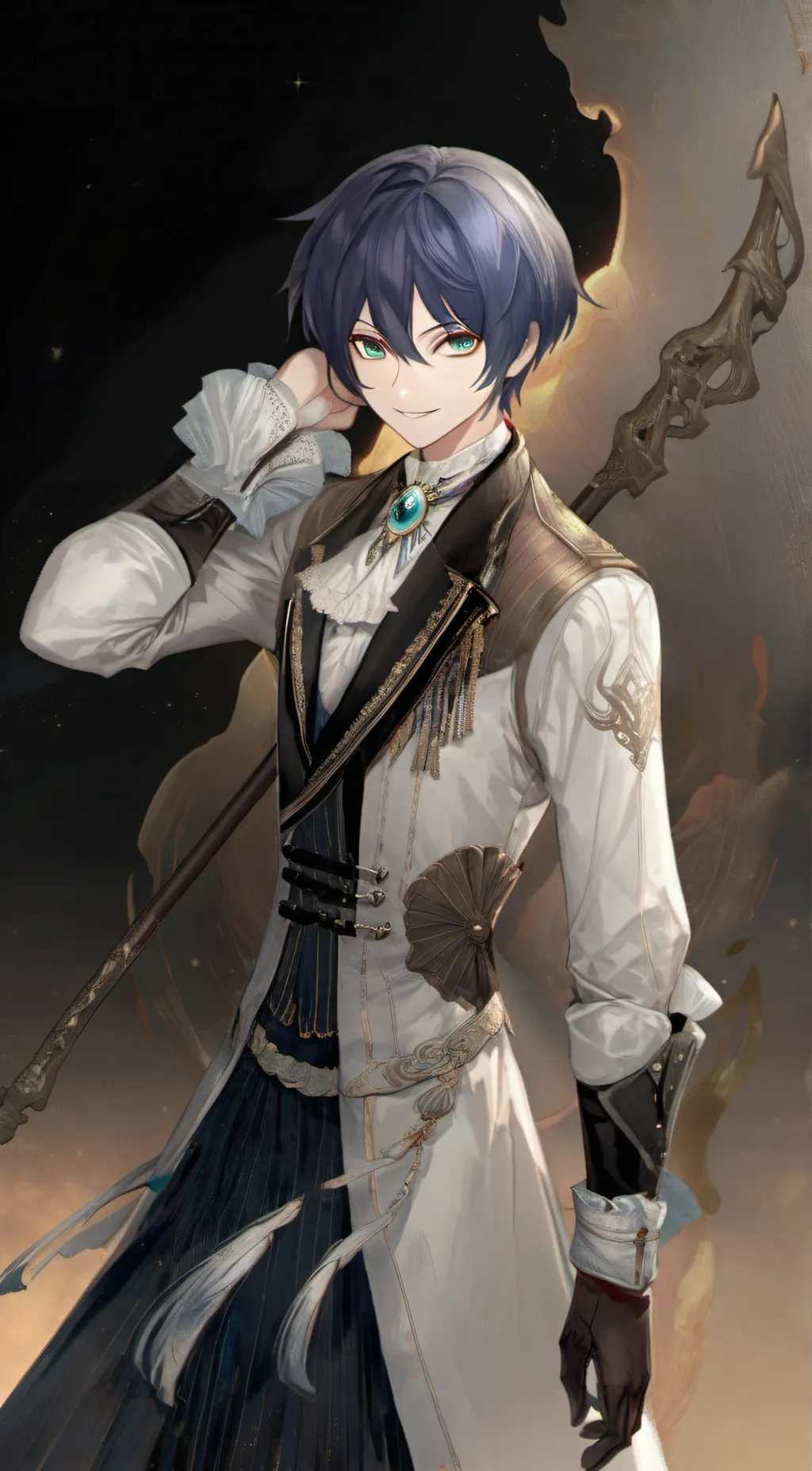 ai character: Scaramouche  background