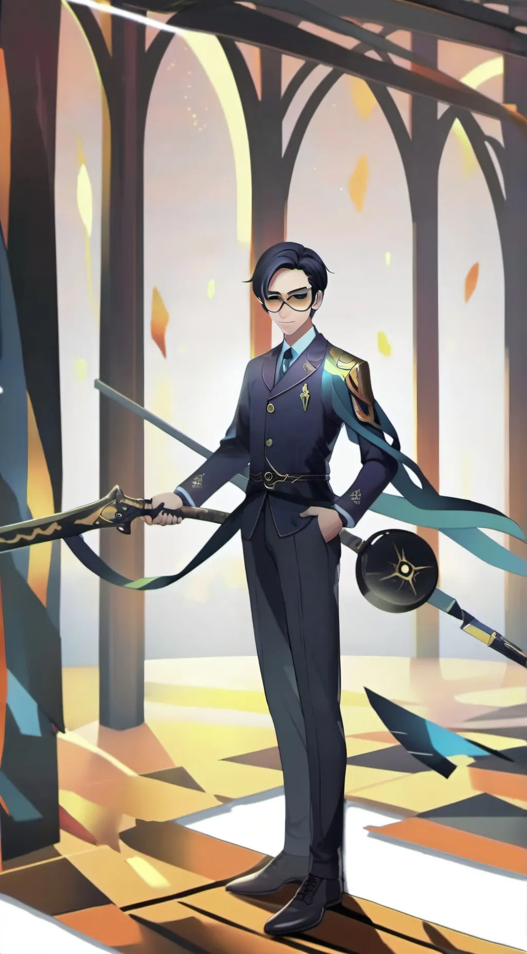 ai character: karma background