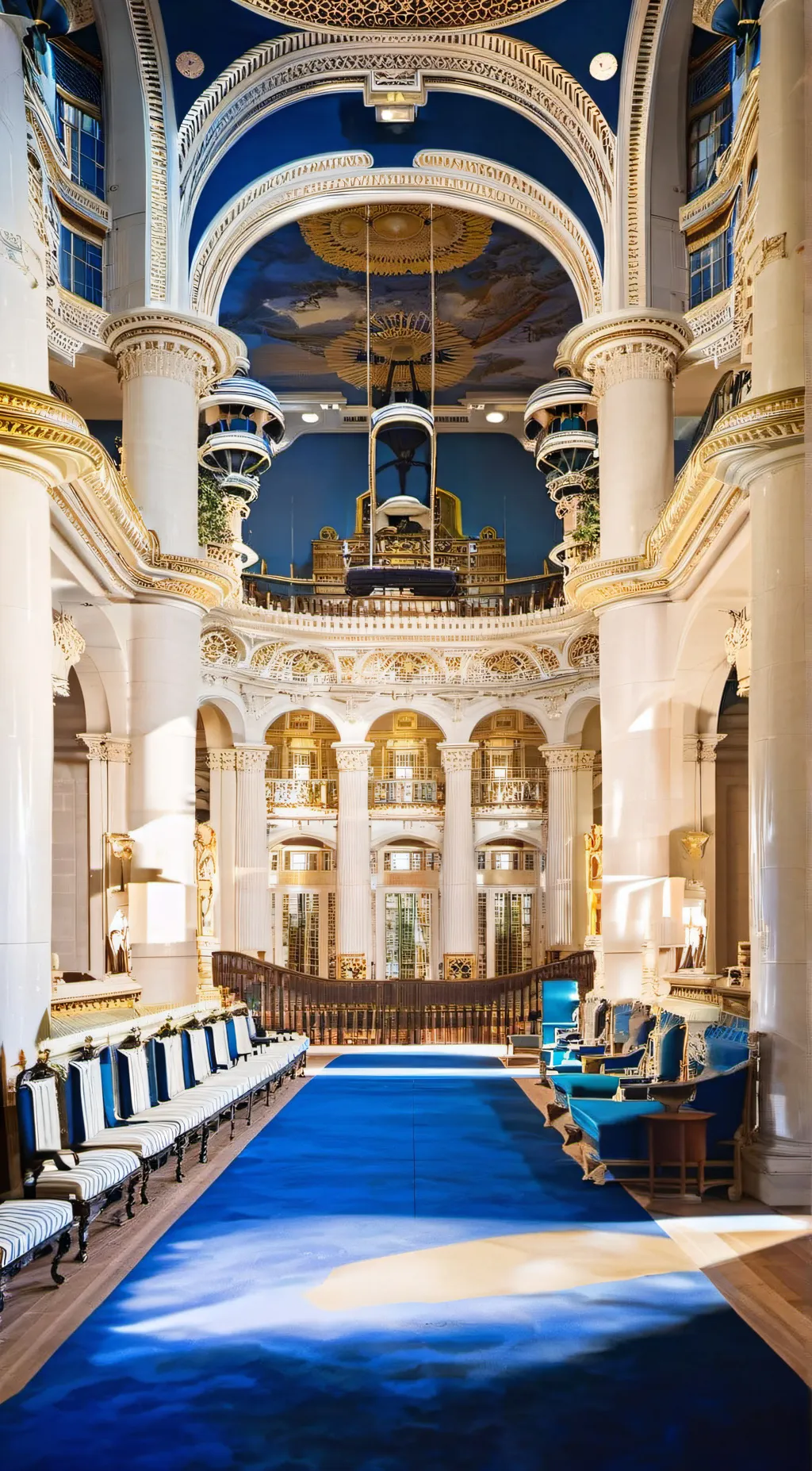 ai character: palace background