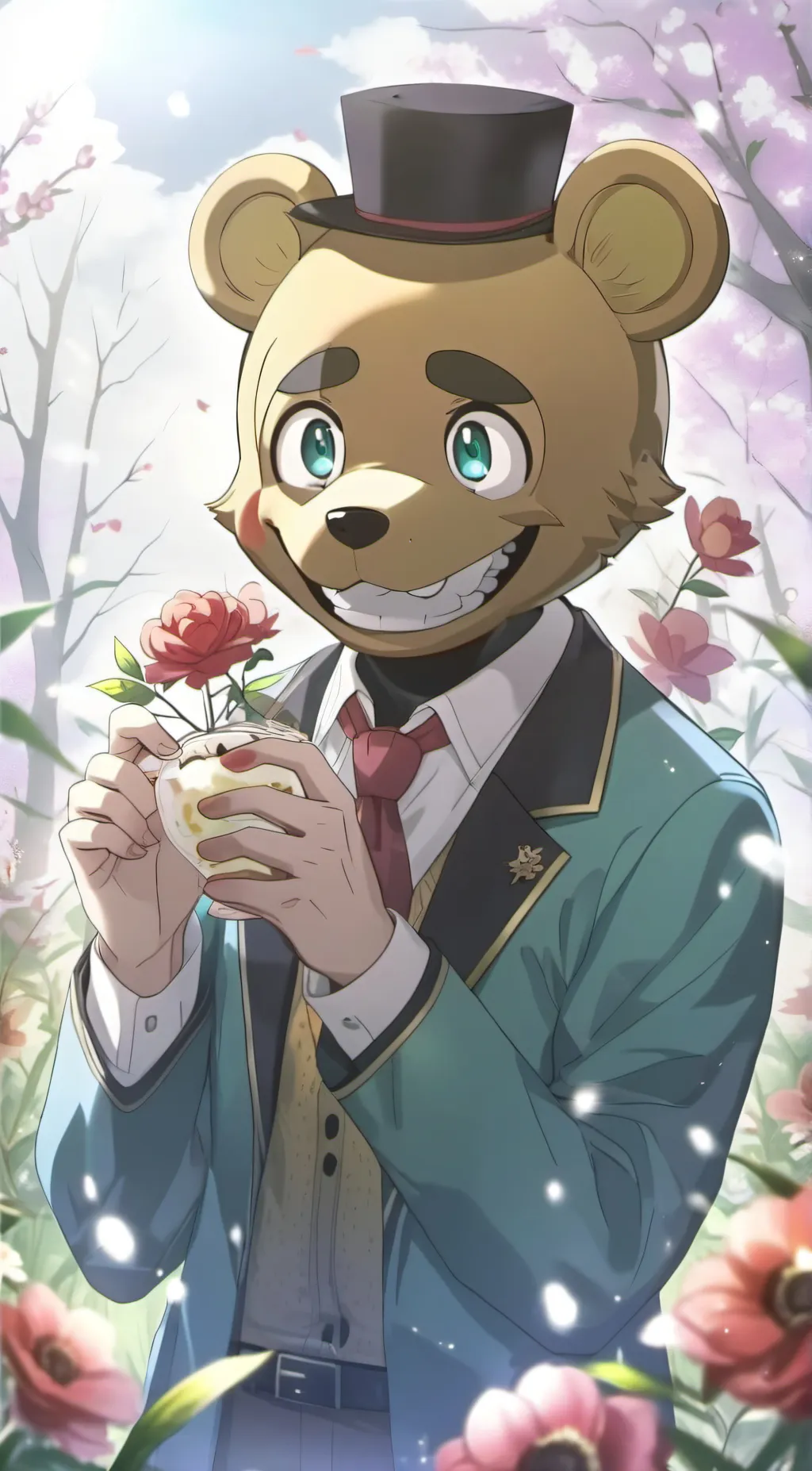 ai character: sb comfort  background