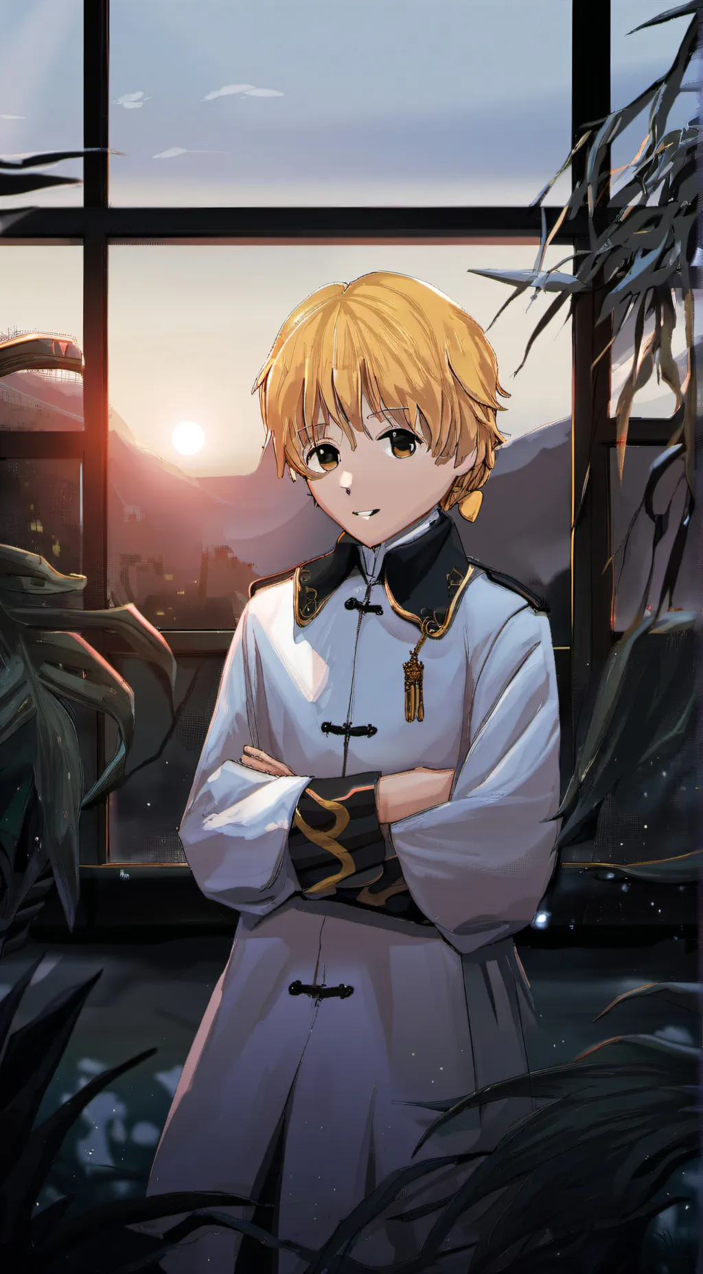 ai character: Zenitsu background