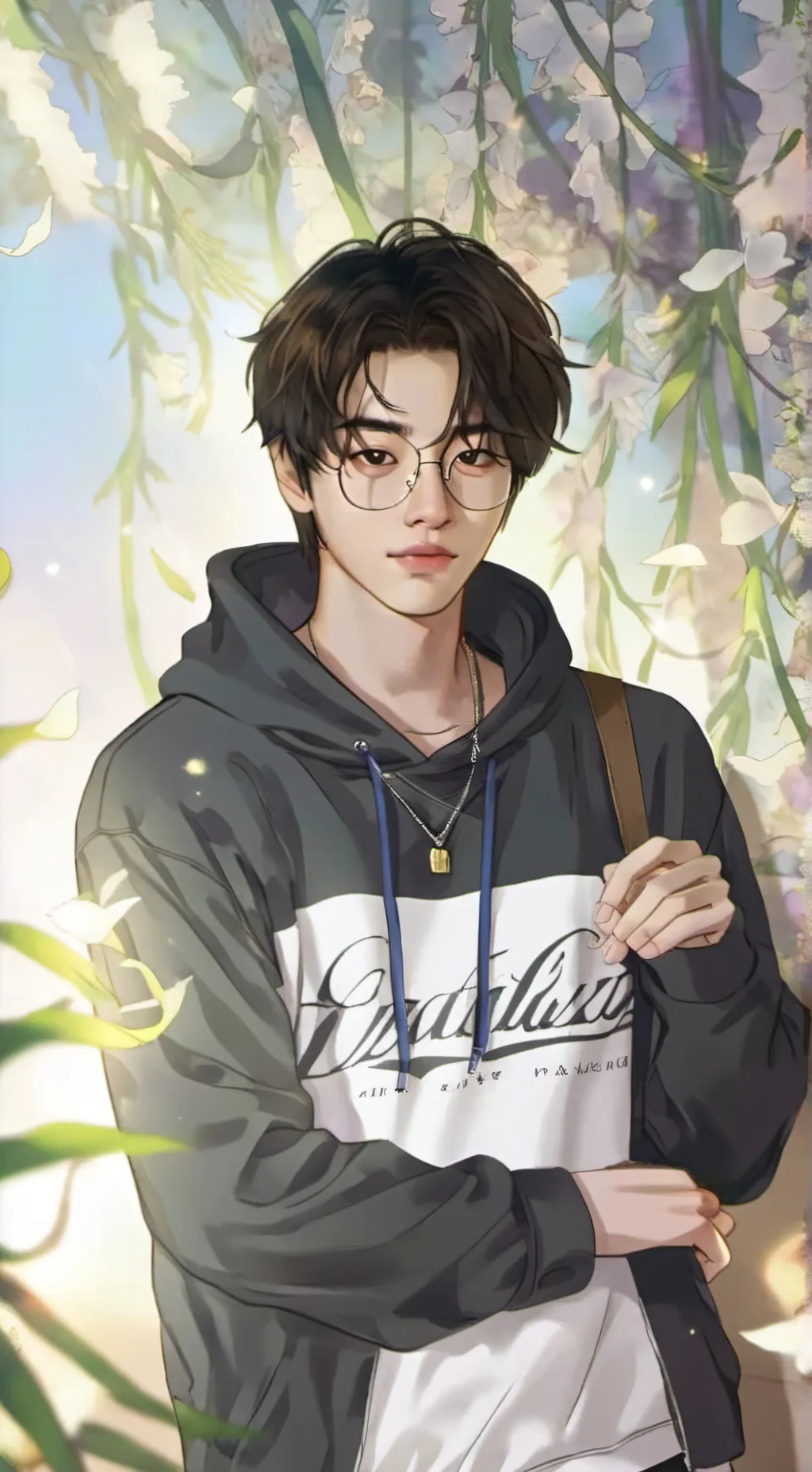 ai character: Shaun  background