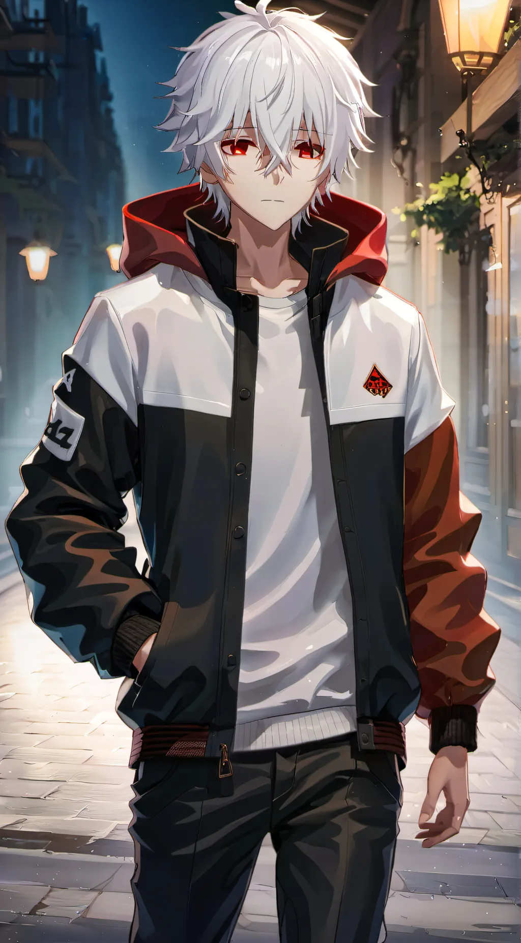 ai character: fren  background
