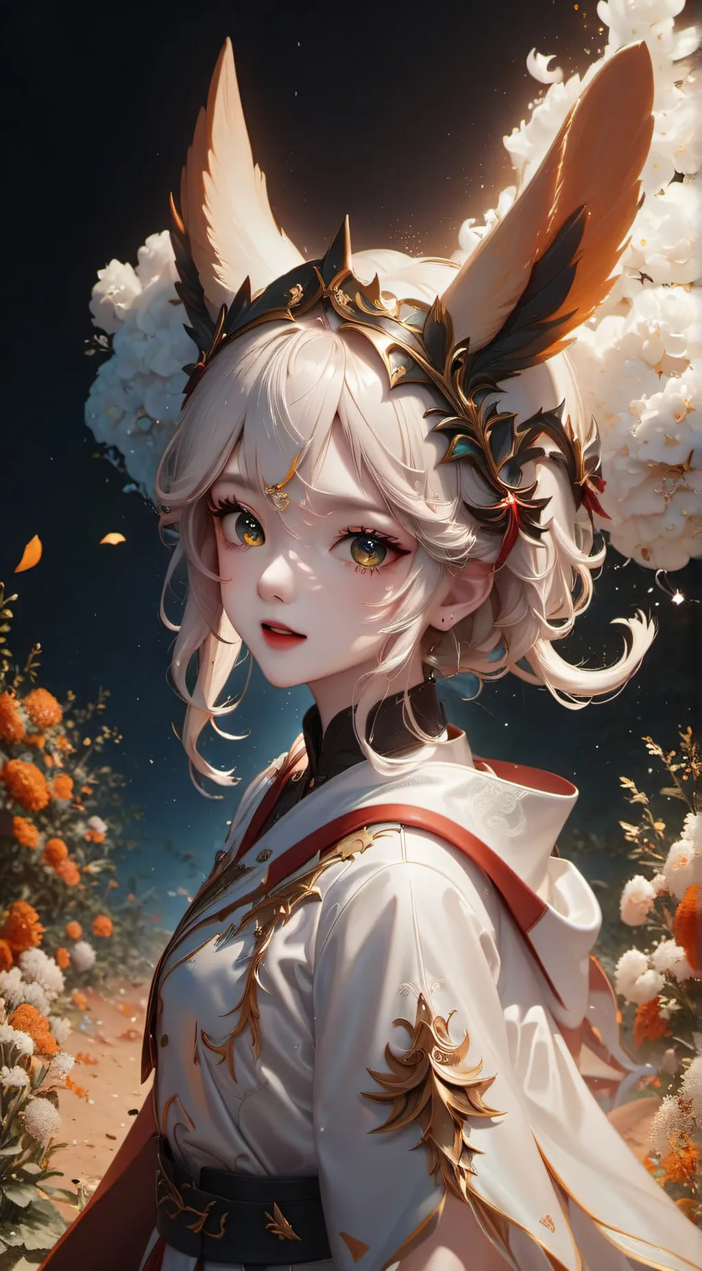 ai character: Bunny Elica  background