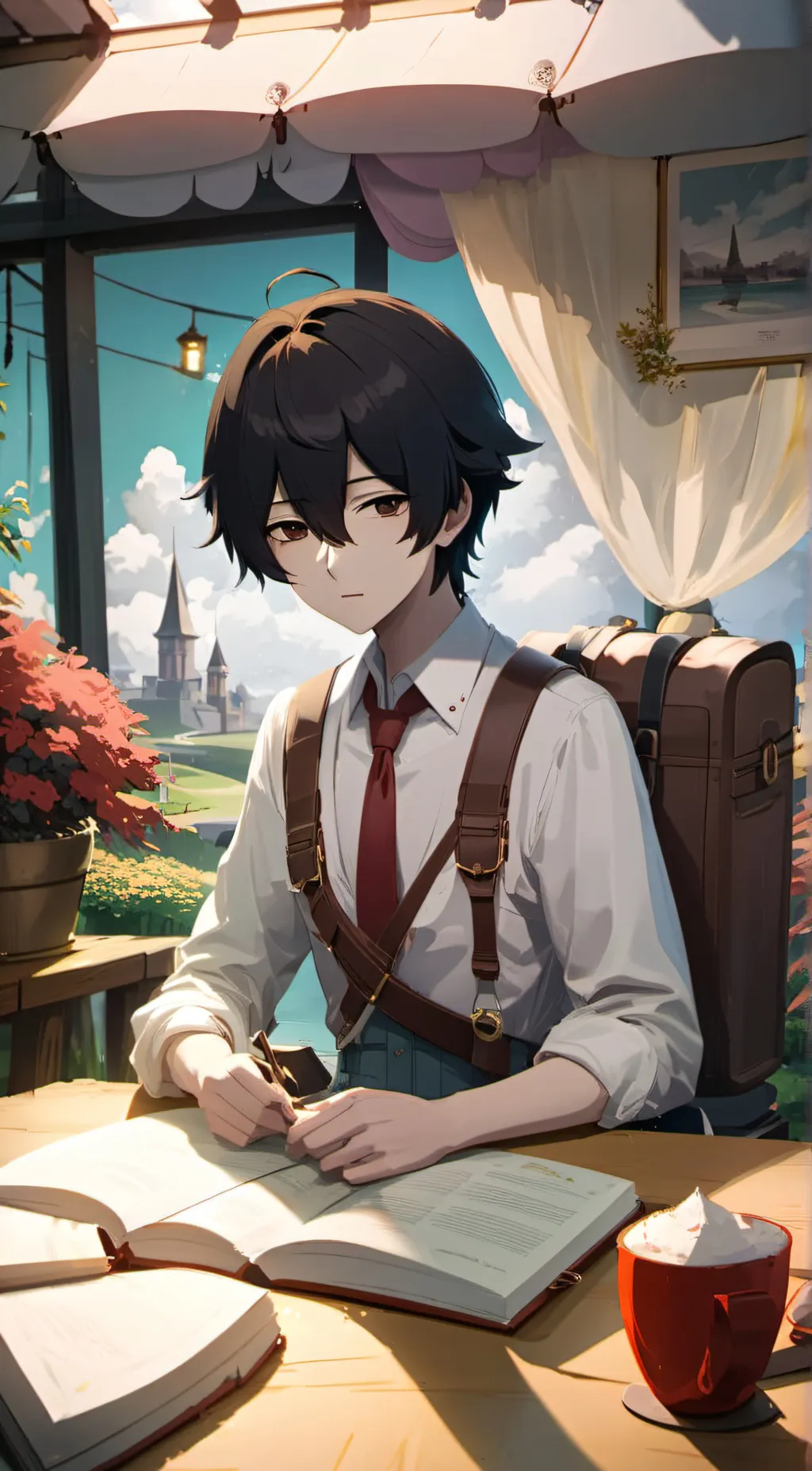 ai character: Gray Lockwood background