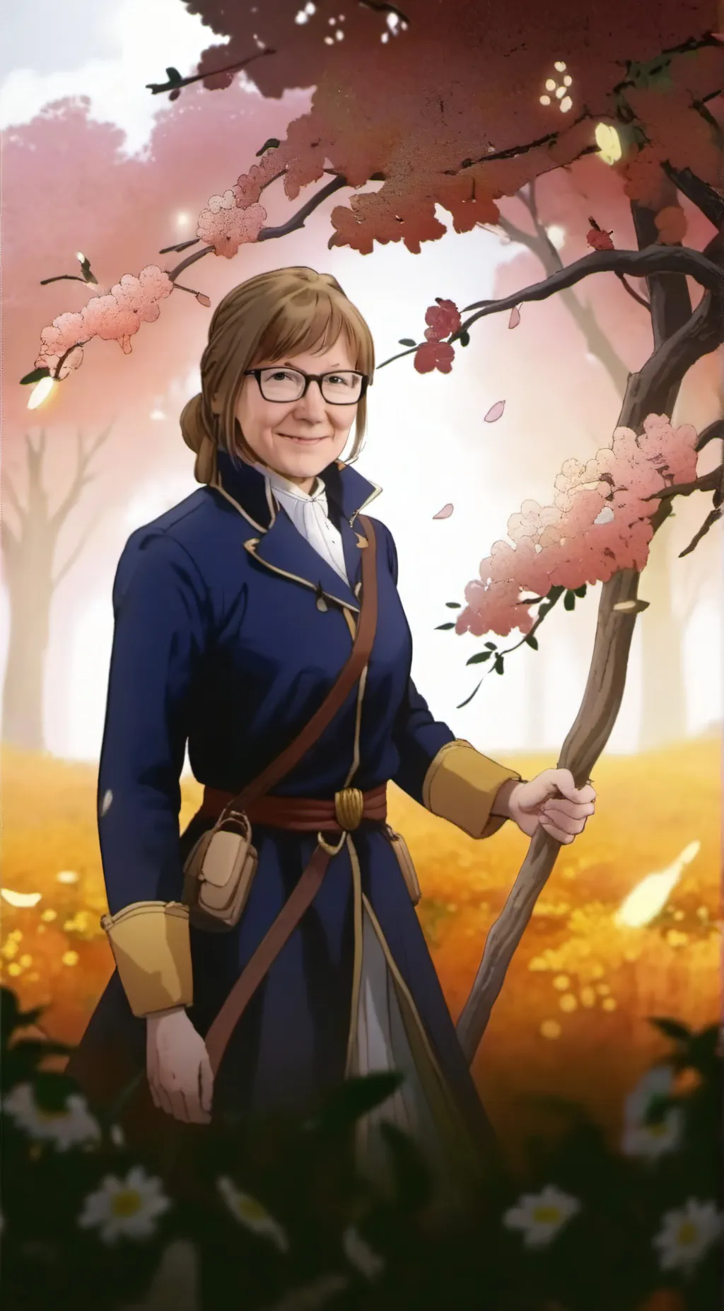 ai character: marina background