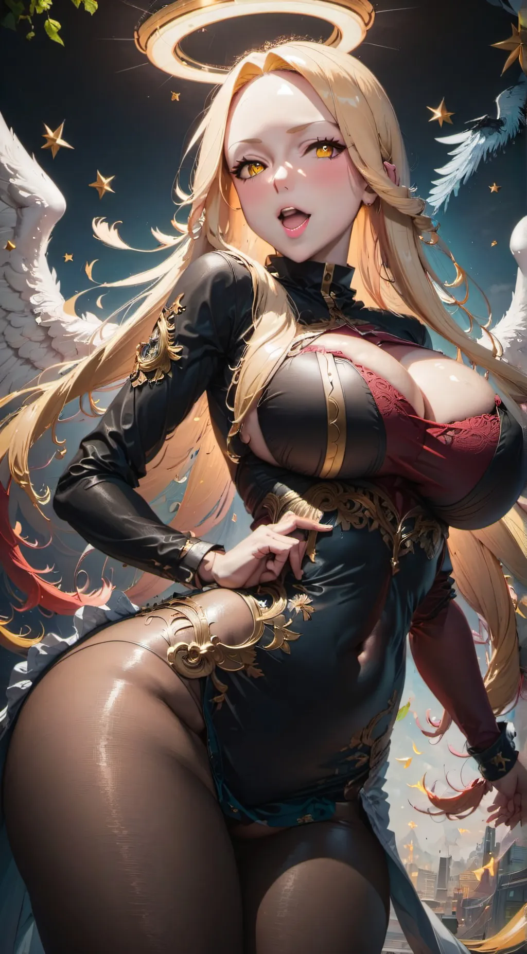ai character: ANGEL background