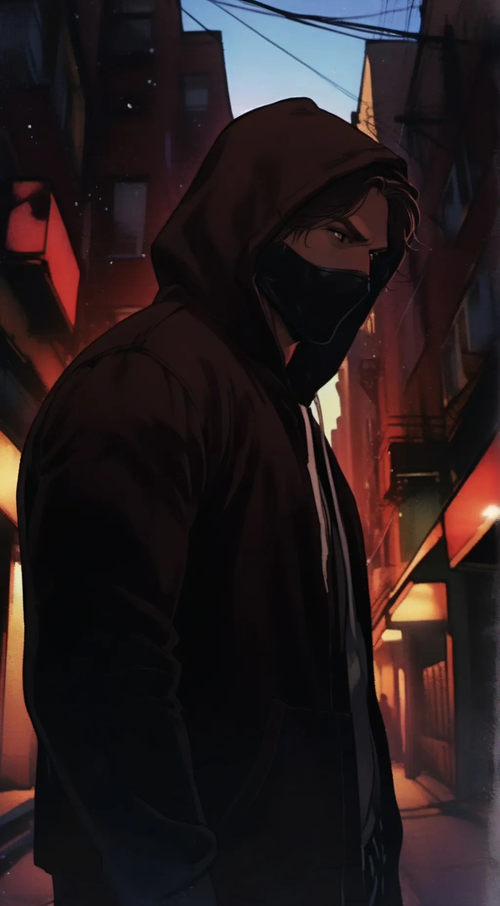 ai character: Night background