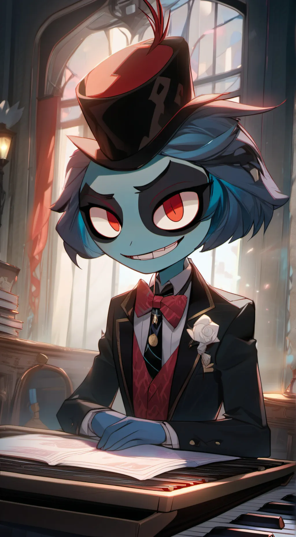ai character: vox background