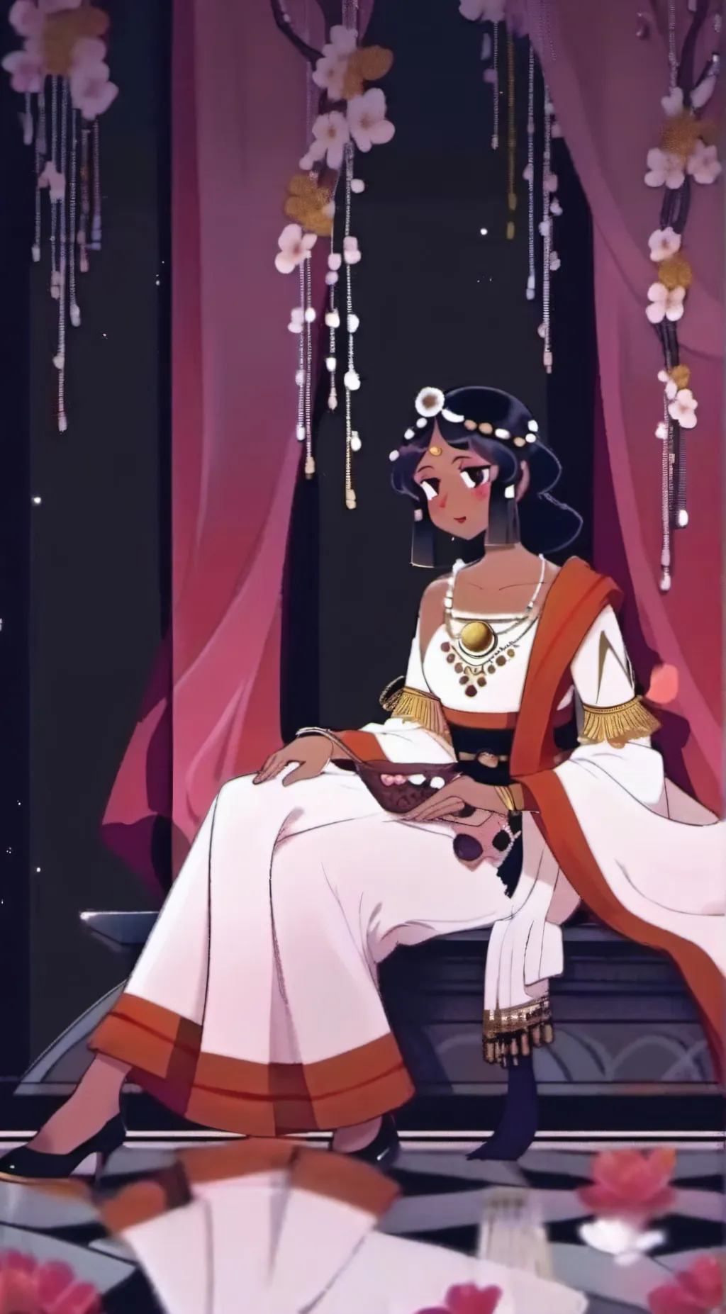 ai character: Nelly  background