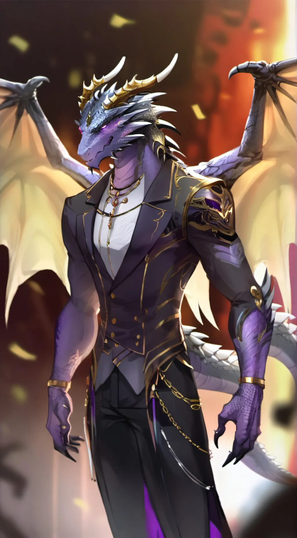 ai character: Chains (HH OC) background