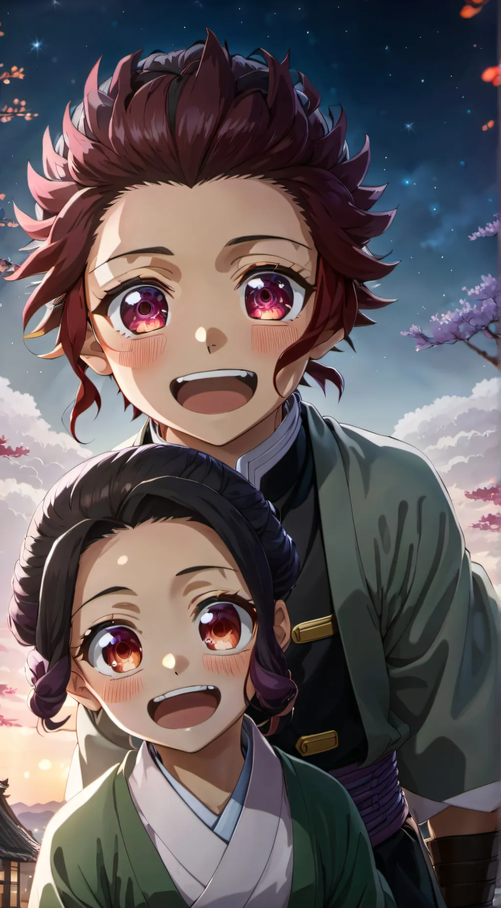 ai character: Tanjiro background
