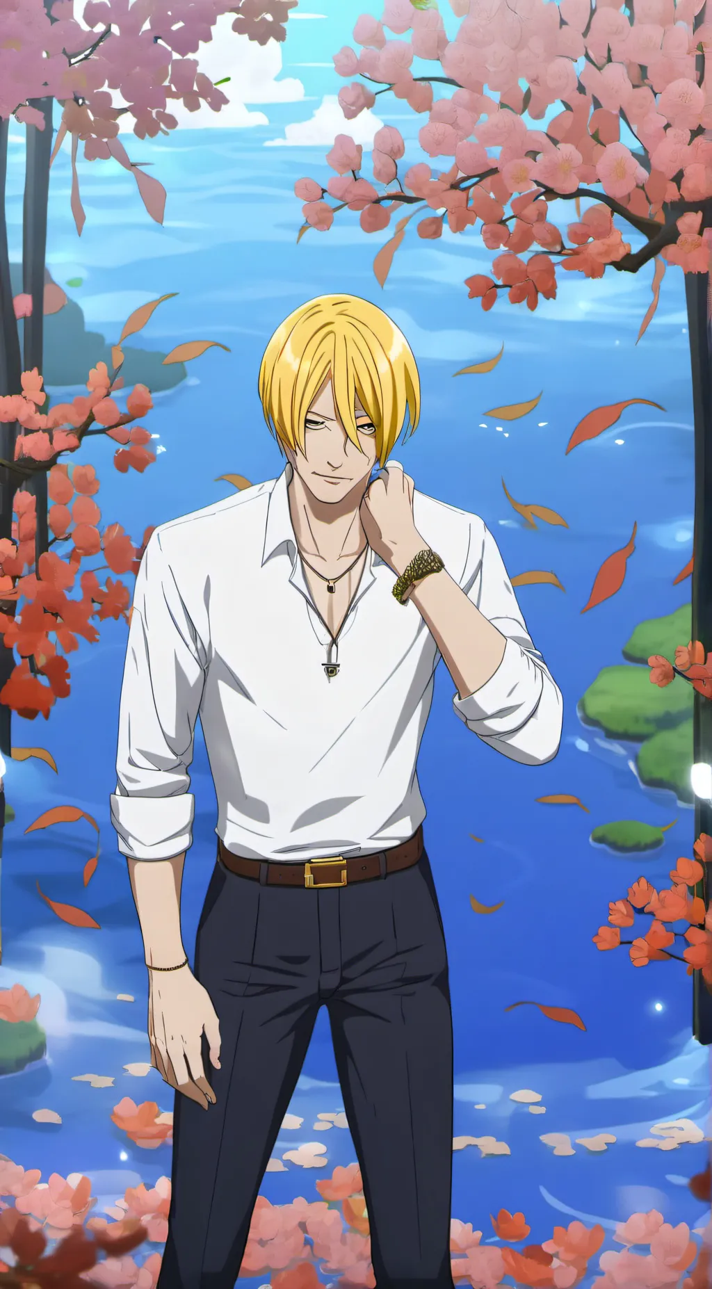 ai character: sanji background