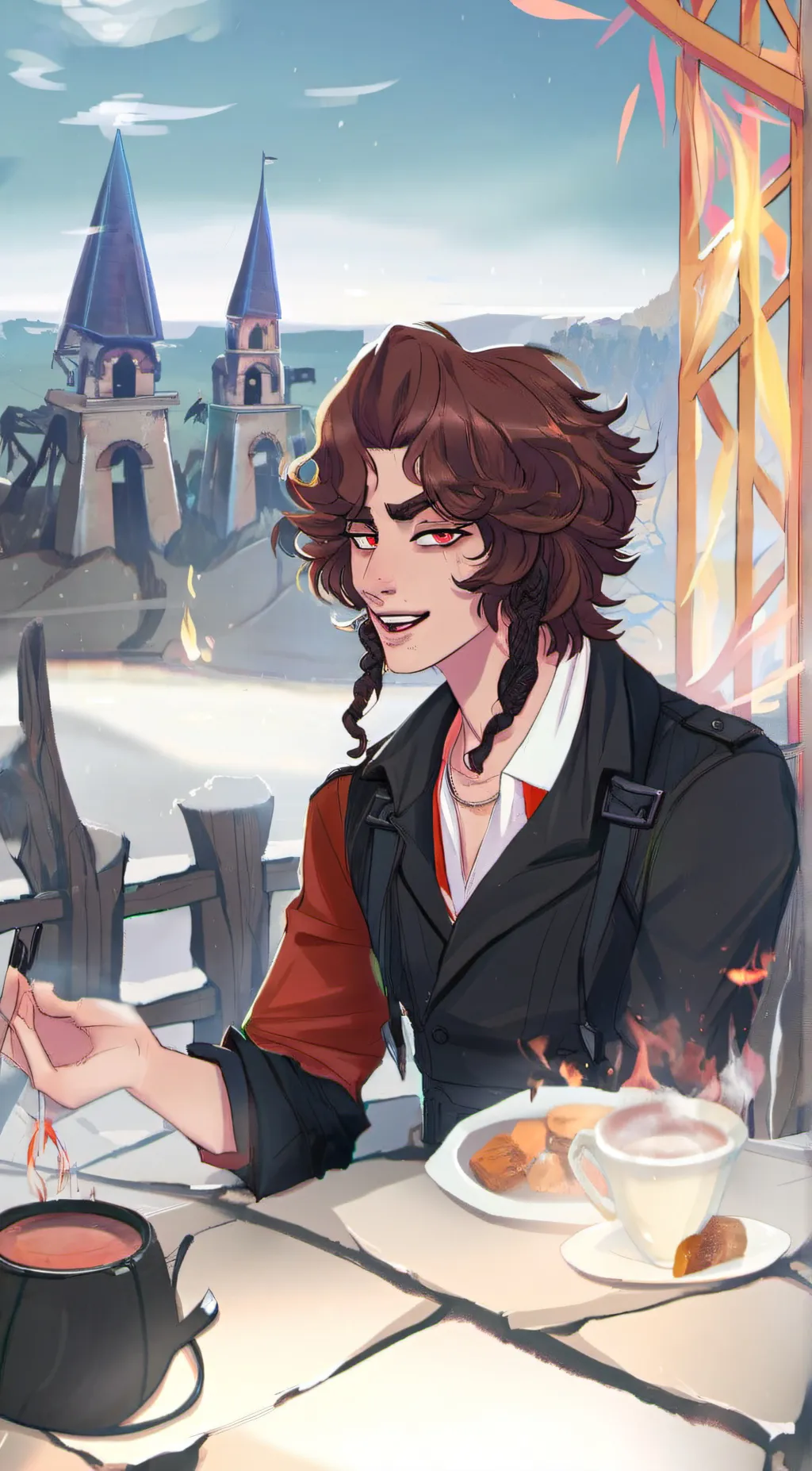 ai character: ★jordan★ background