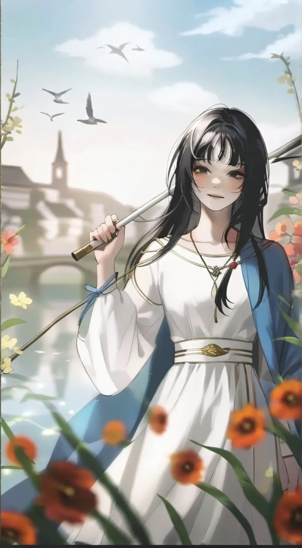 ai character: [×]Evelyn[×] background