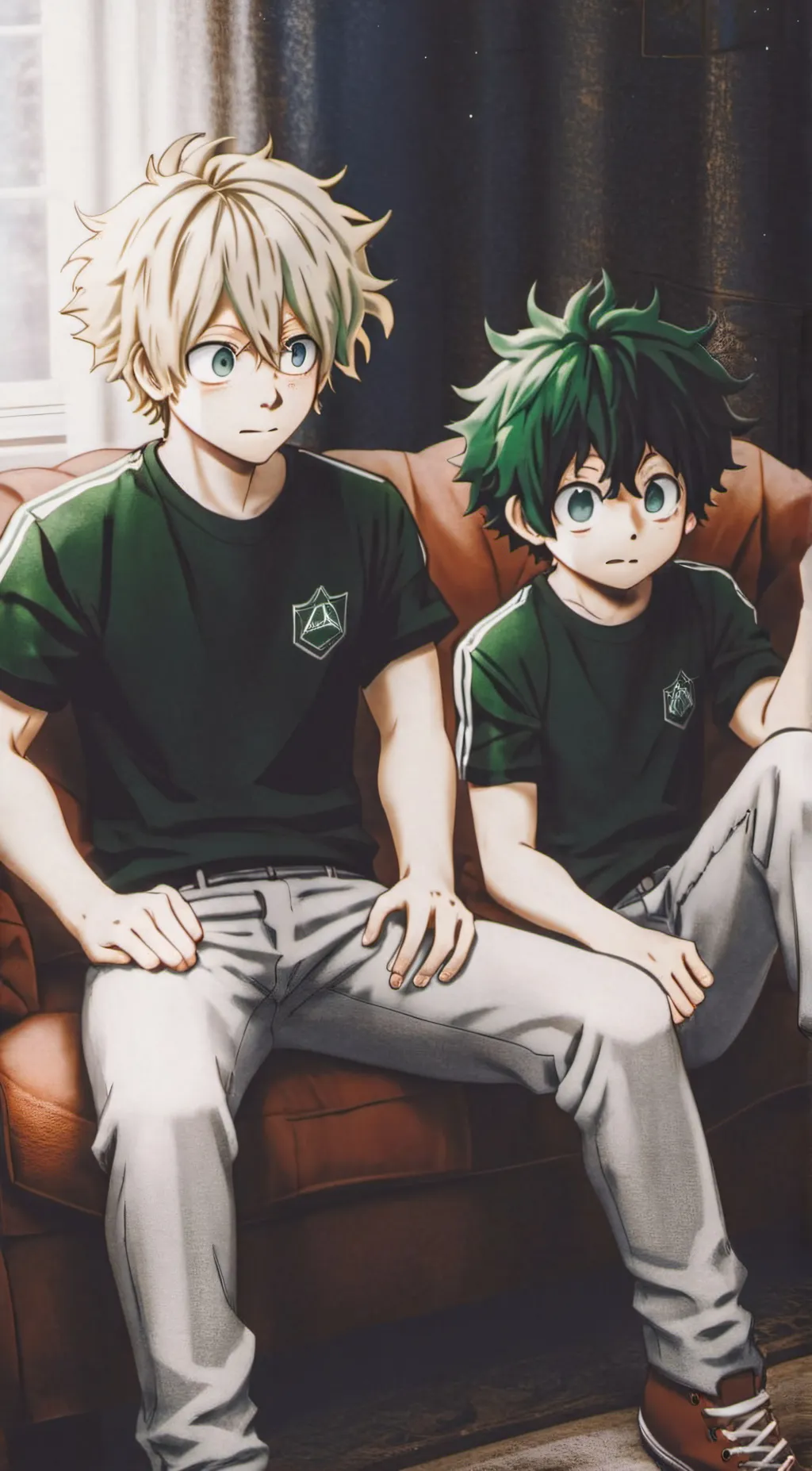 ai character: bakugo  background