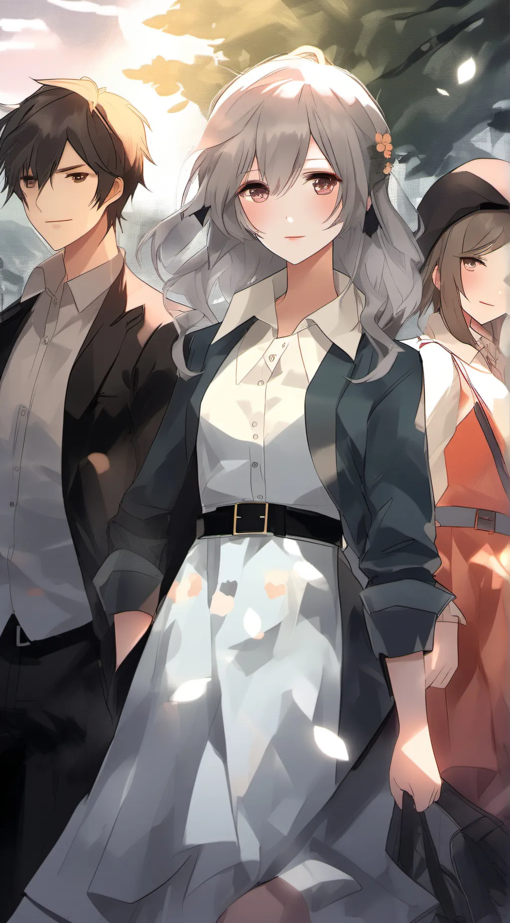 ai character: lucy ian and sopie background