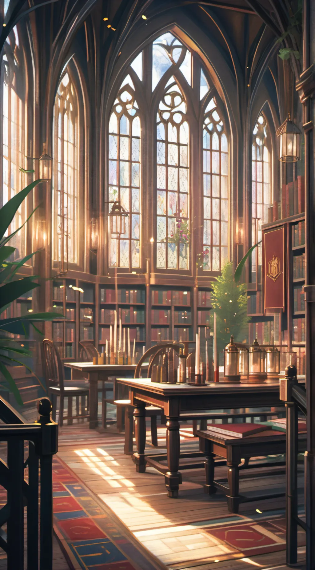 ai character: Hogwarts background