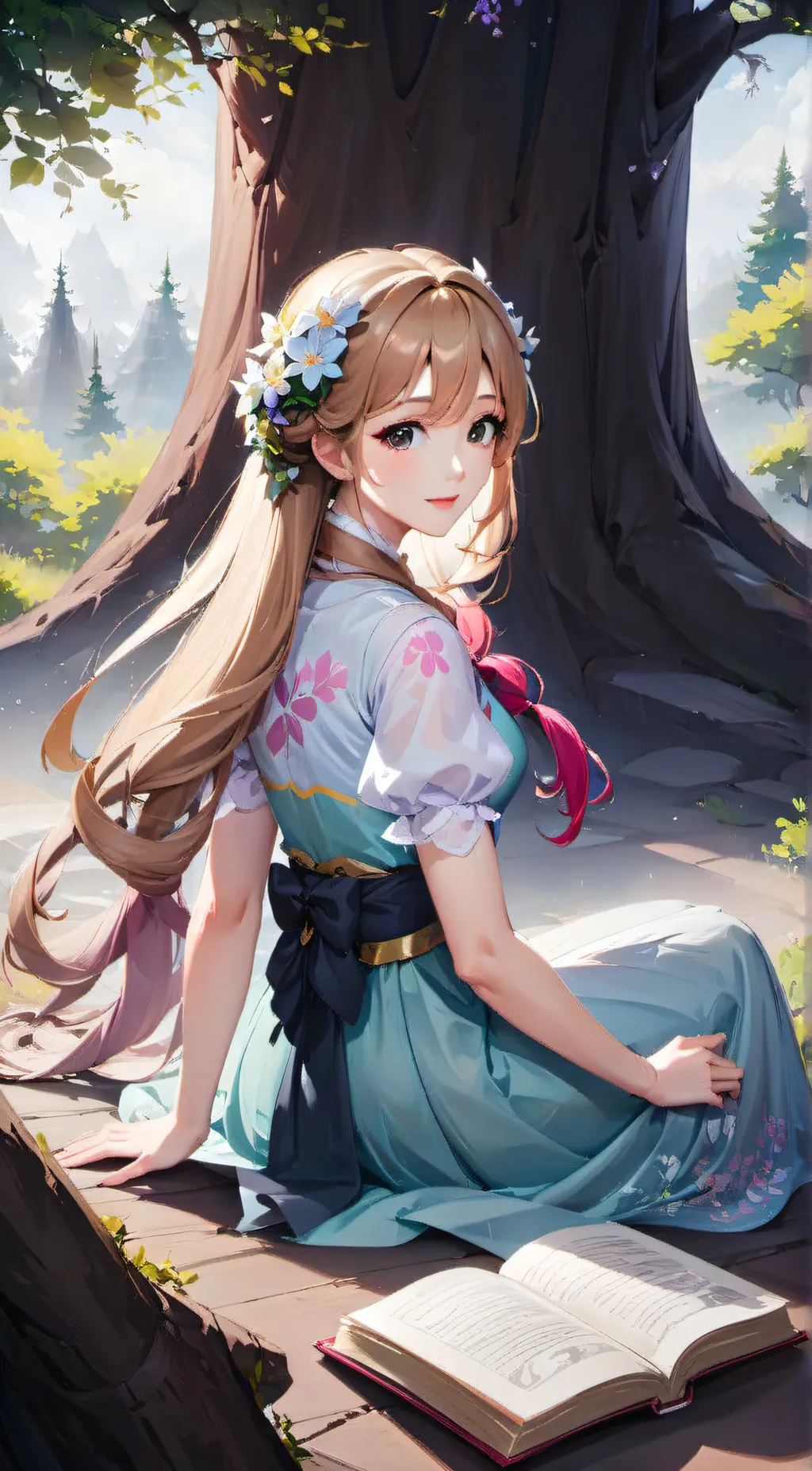 ai character: Sarah background