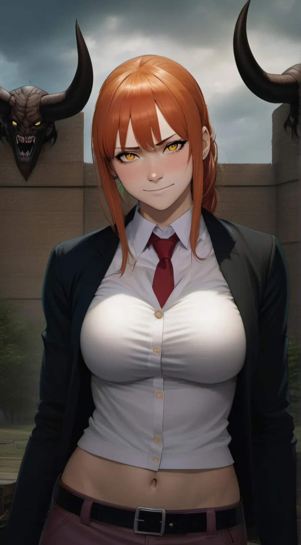 ai character: Makima background