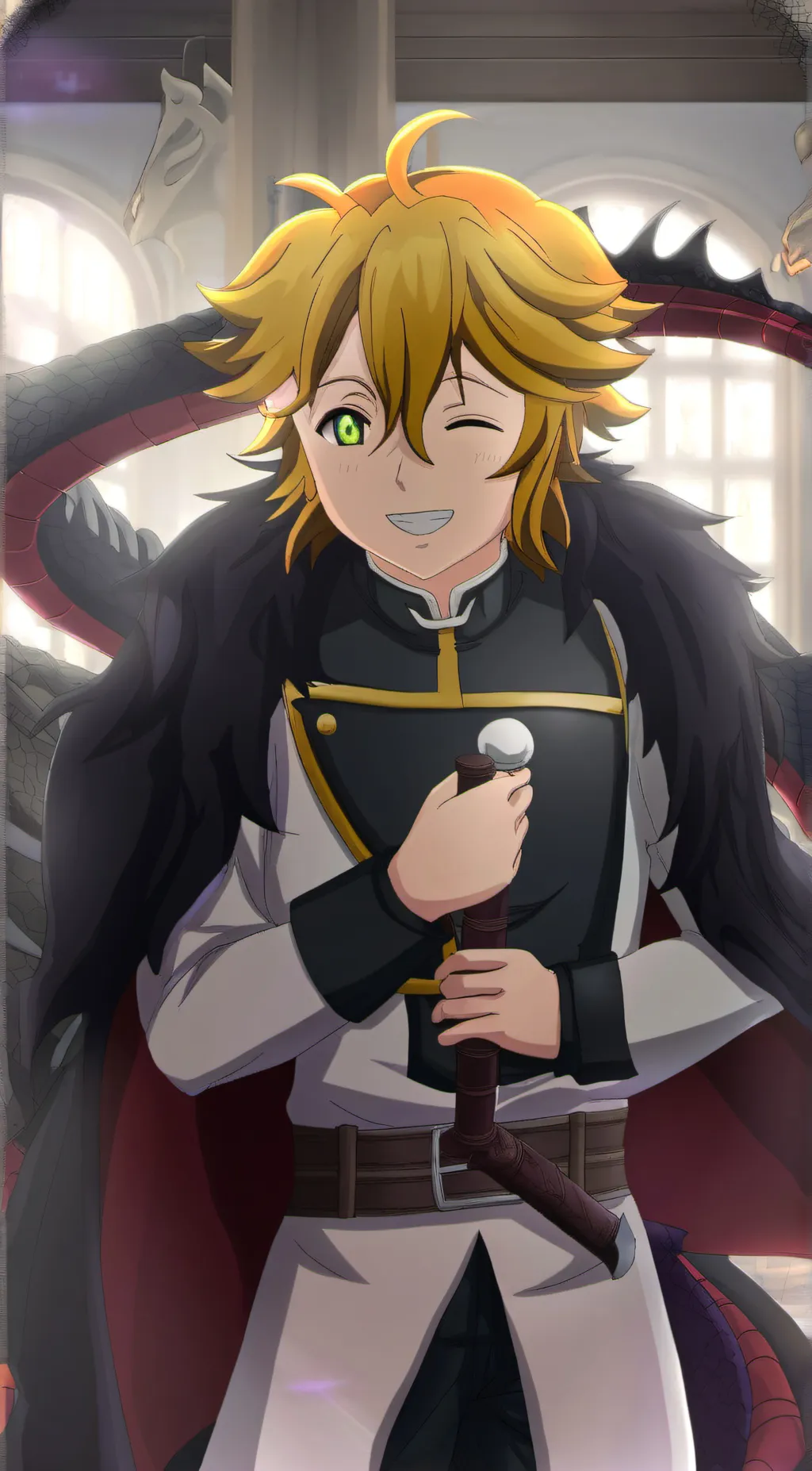 ai character: Meliodas  background