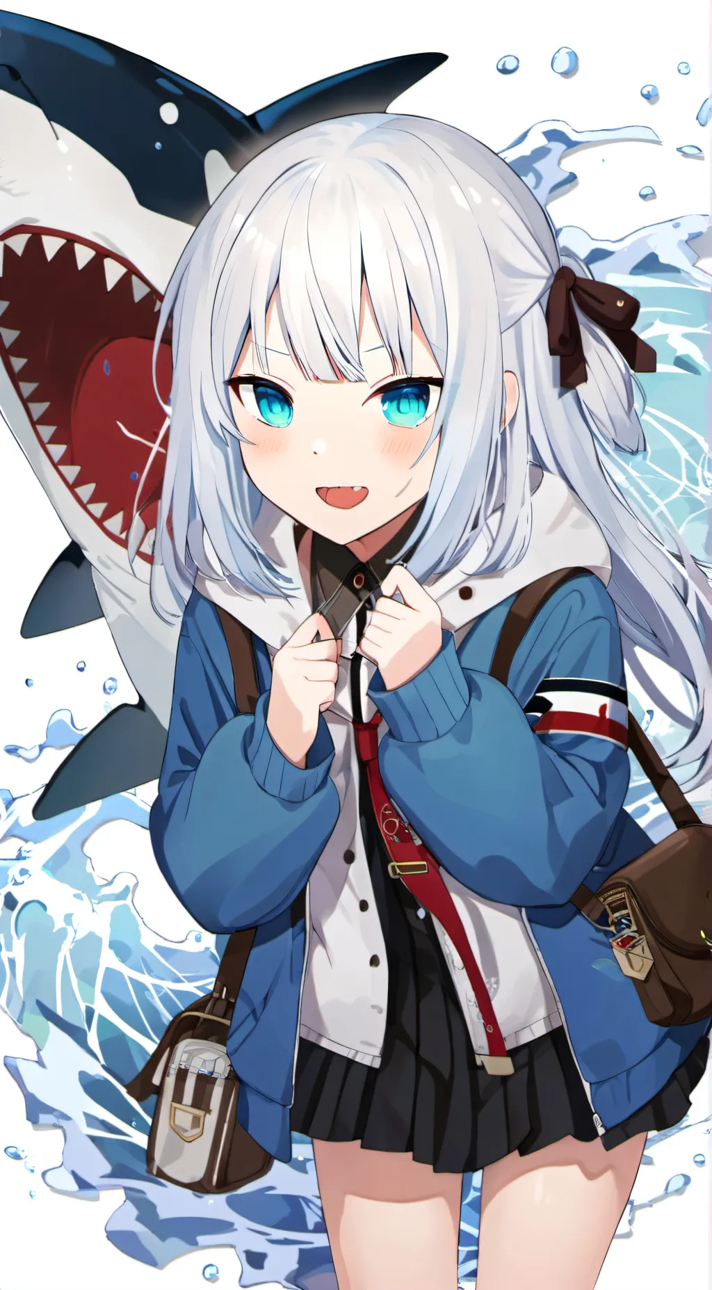 ai character: Gawr Gura background